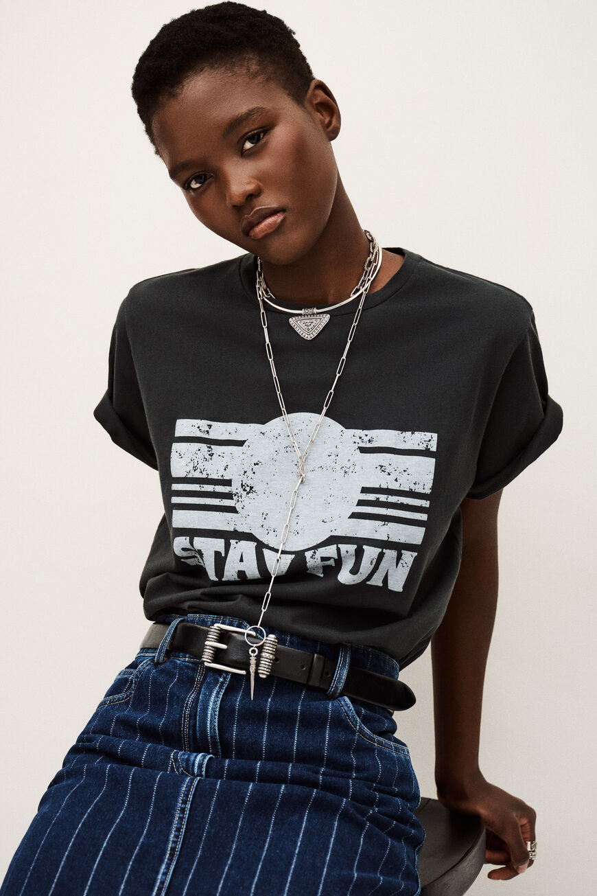 Reese T-Shirt Grey