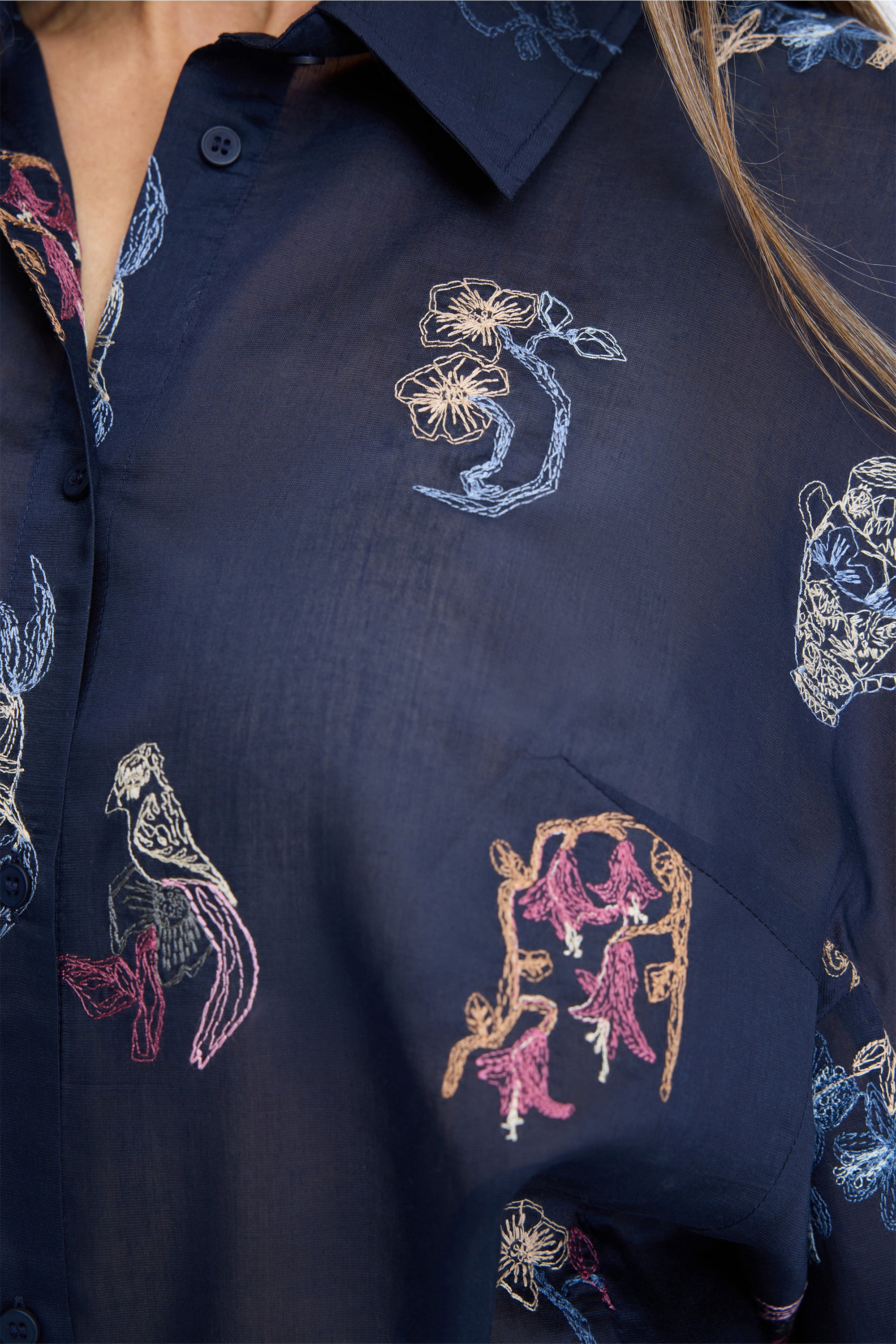 Nilsa Top Navy