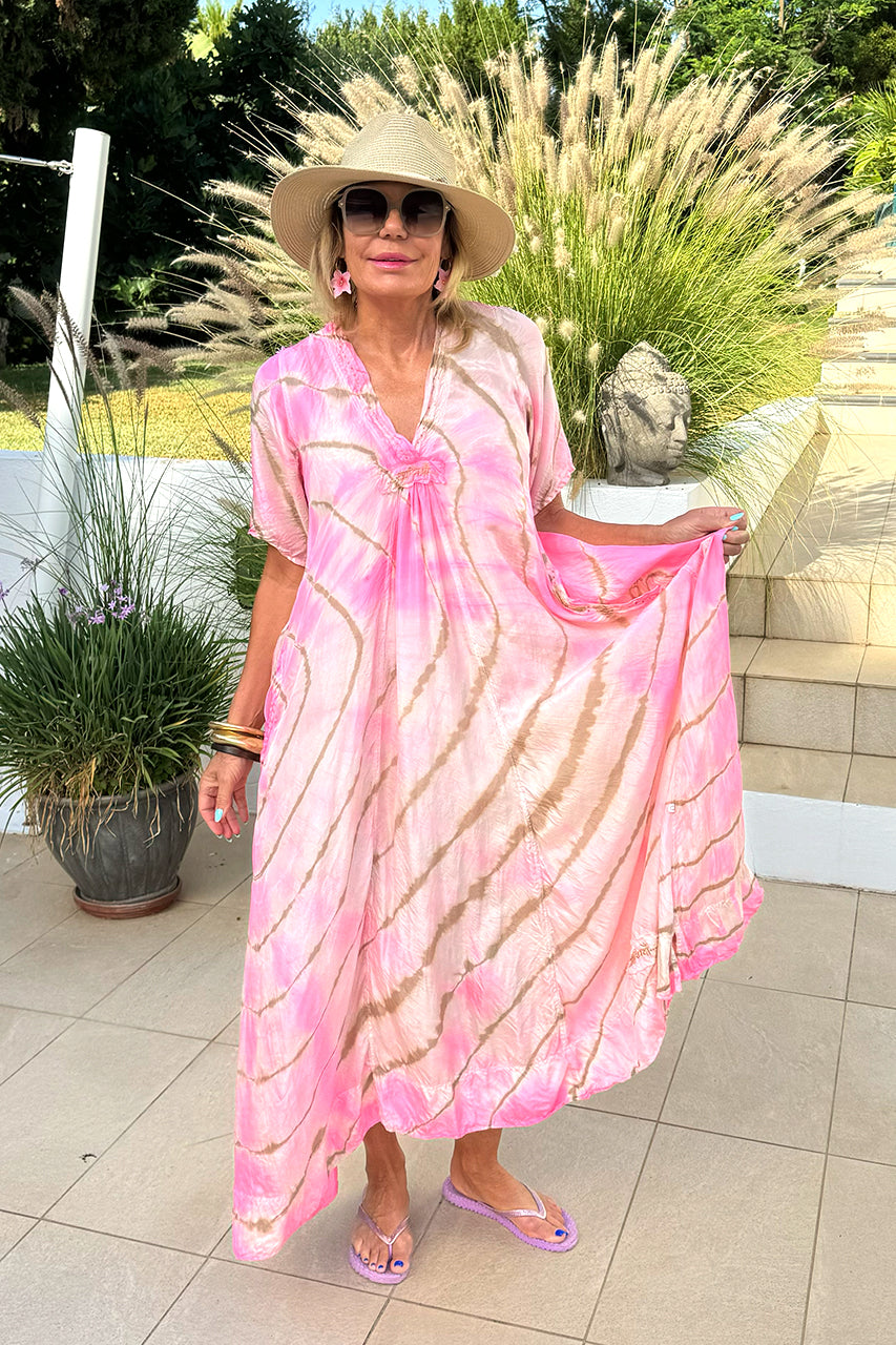 imani maxi dress Roșie Imani Maxi Fluoro Latte