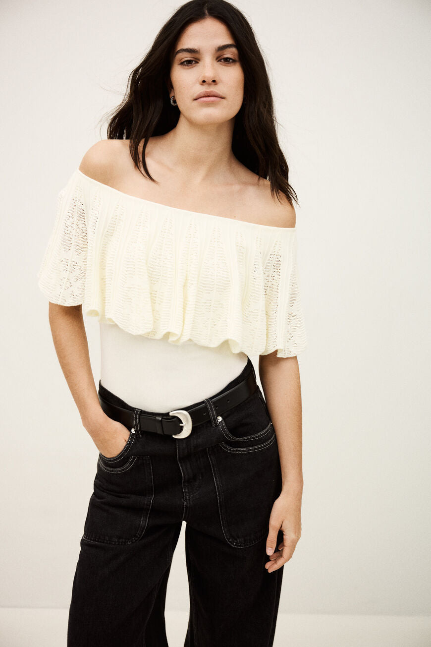 Salda Top Ecru