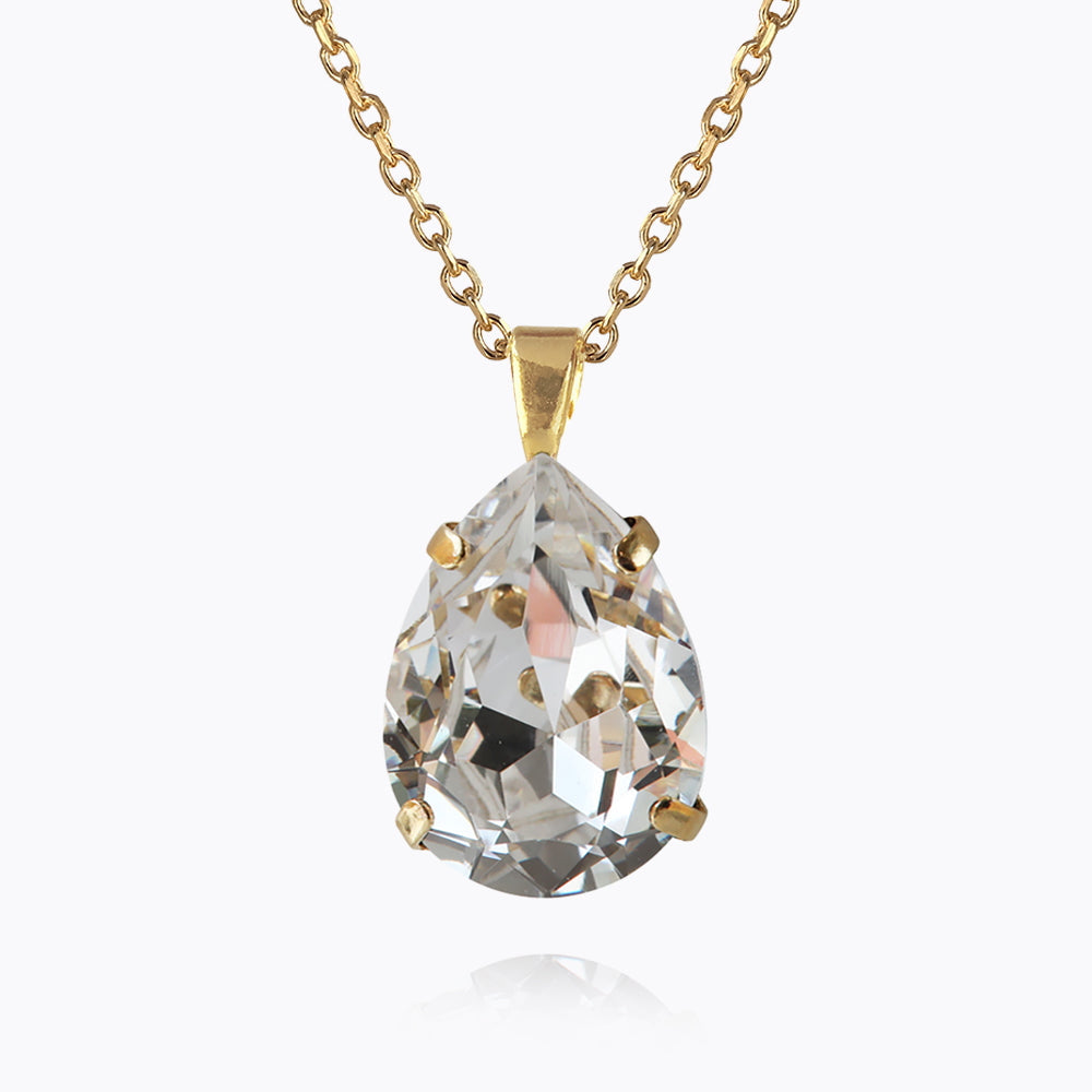 Classic Drop Necklace Crystal