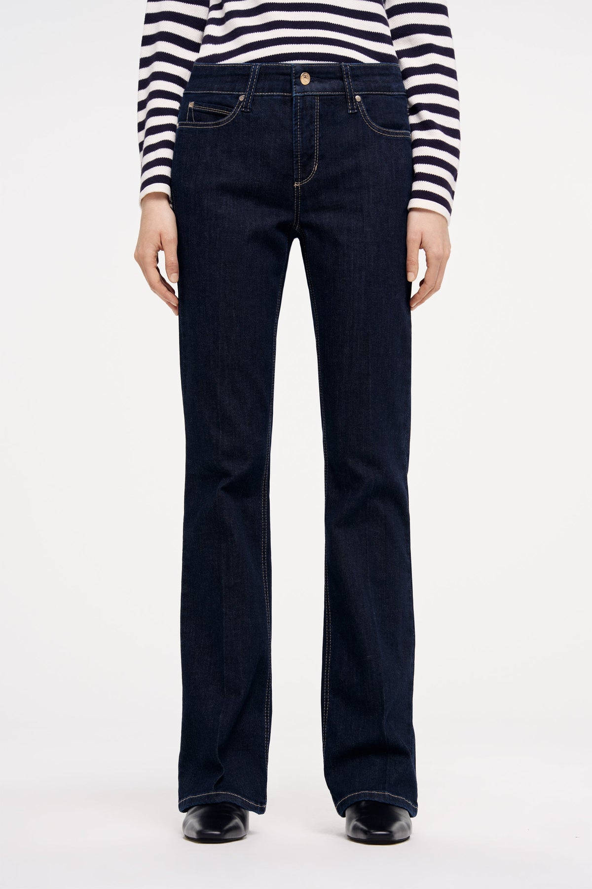 Paris Flared Jeans Dark Blue