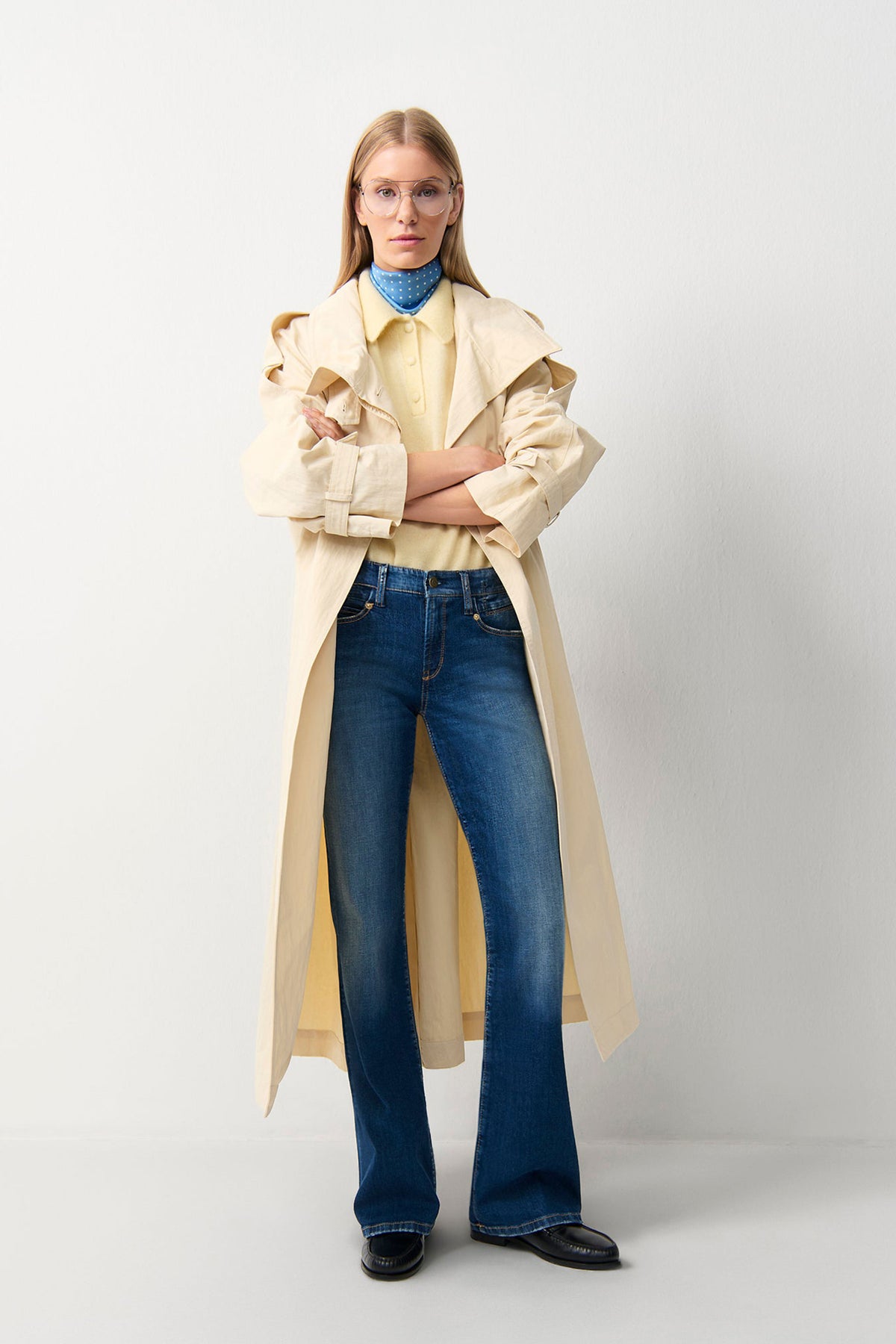 Paris Flared Jeans Blue