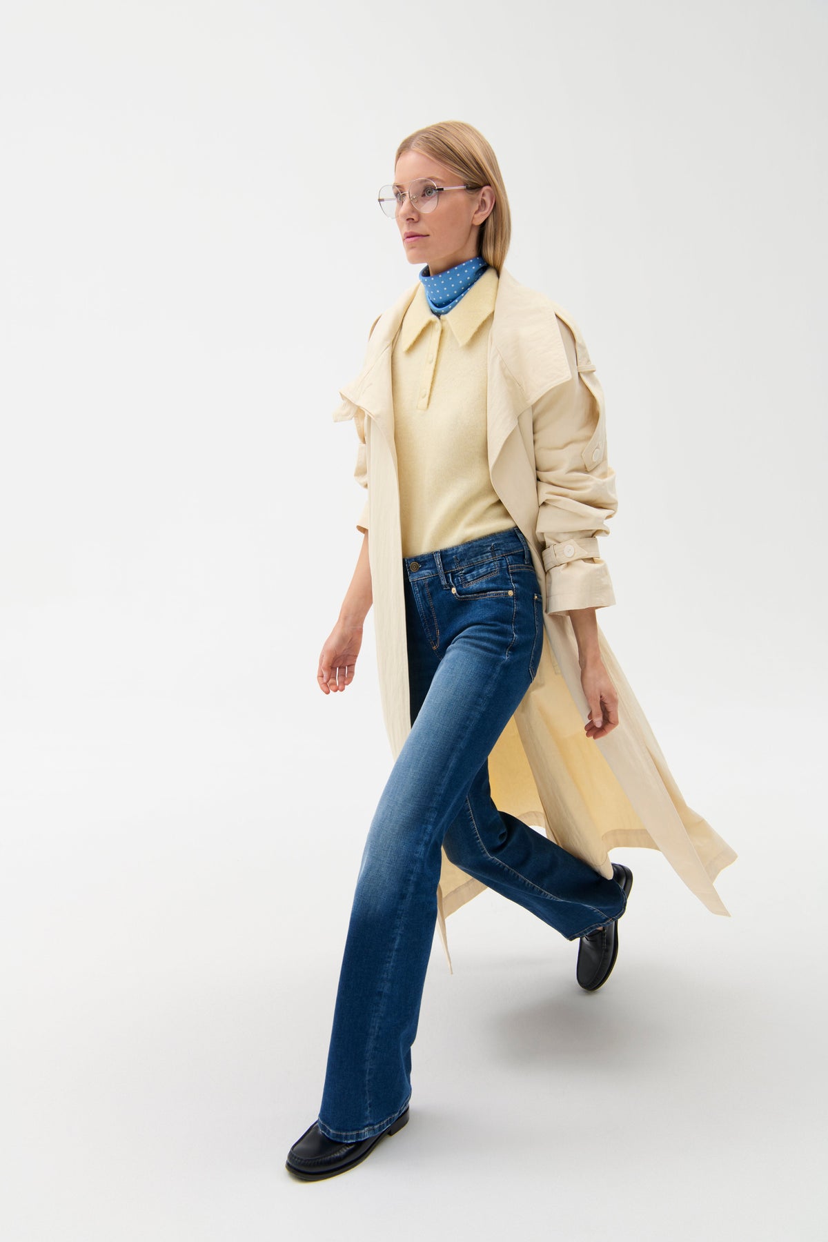 Paris Flared Jeans Blue