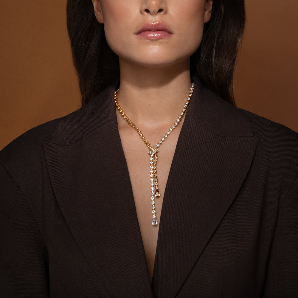 Yvette Necklace Topaz Combo