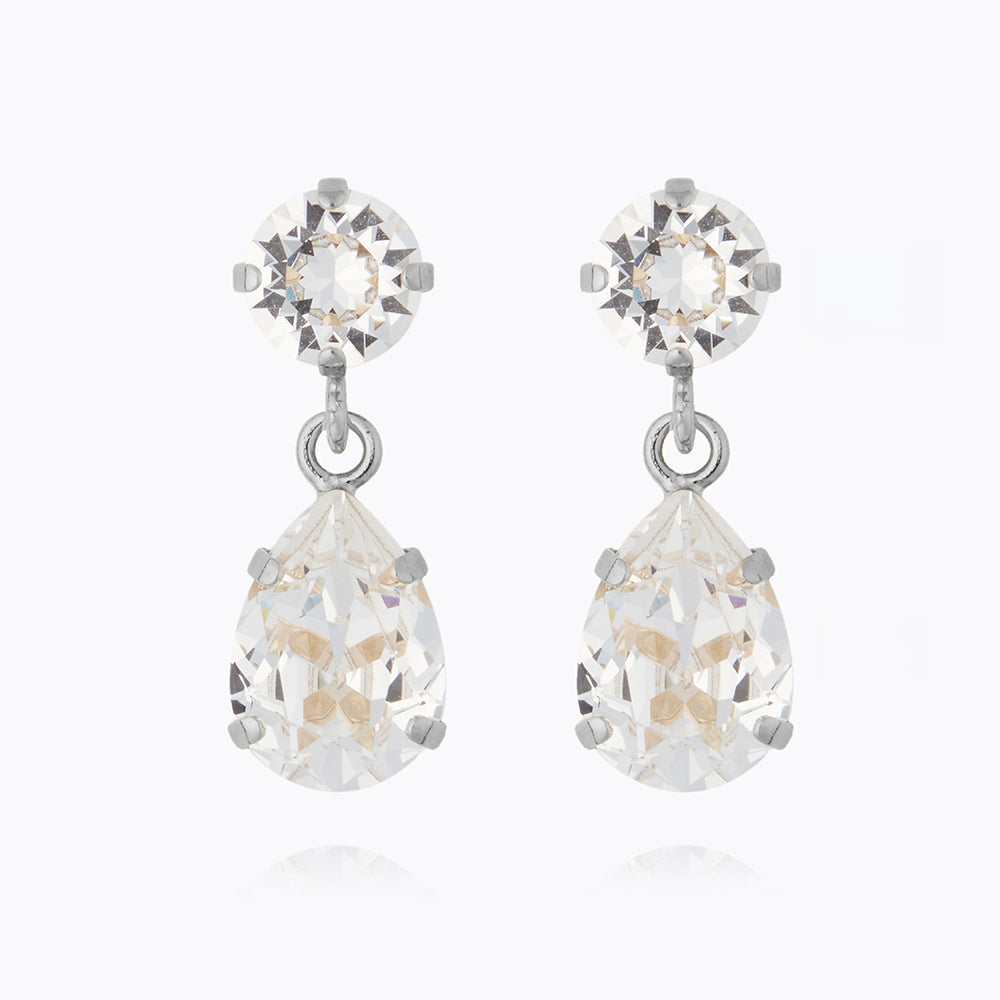 Mini Drop Earrings Crystal