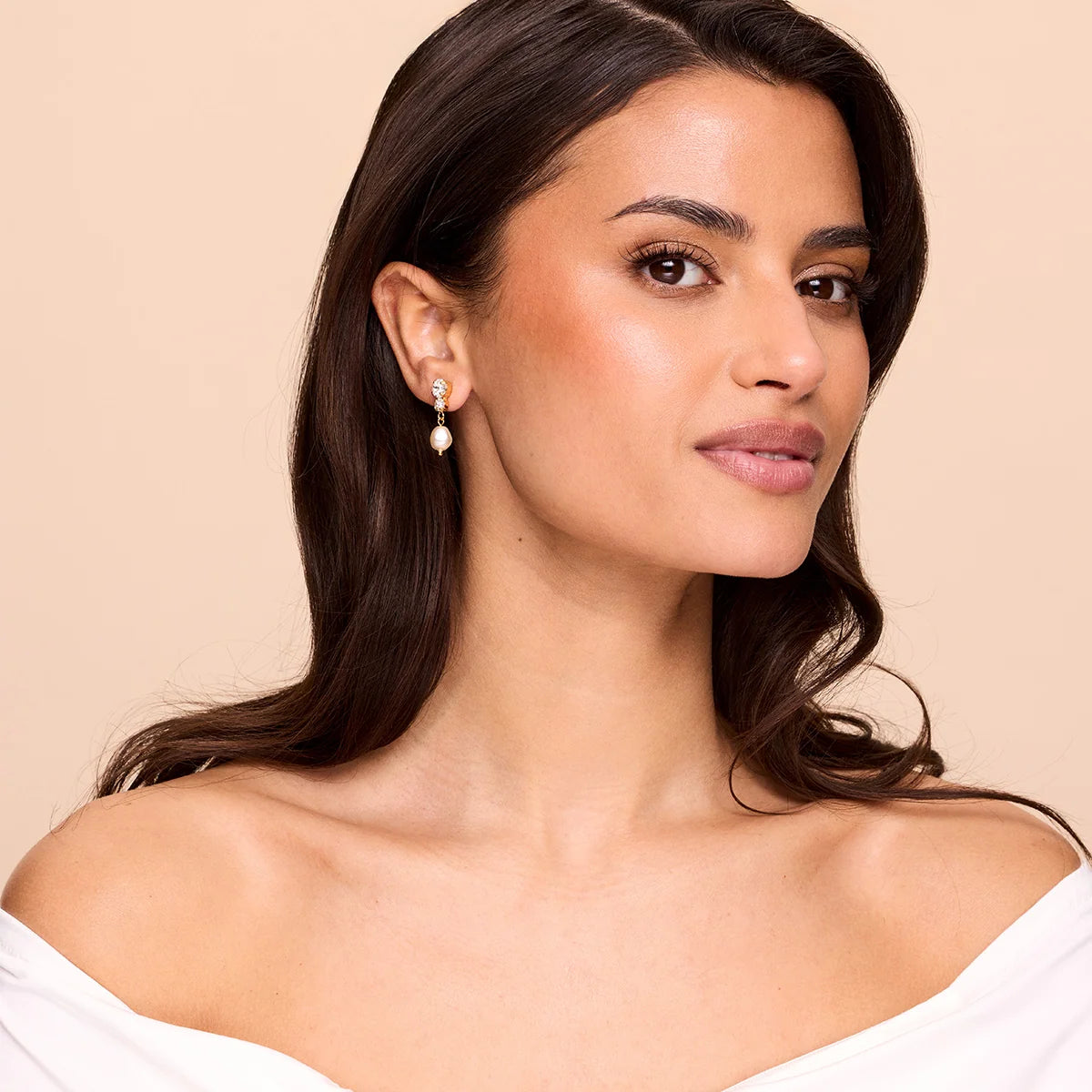 Pearl Wishes Earrings Pearl Crystal
