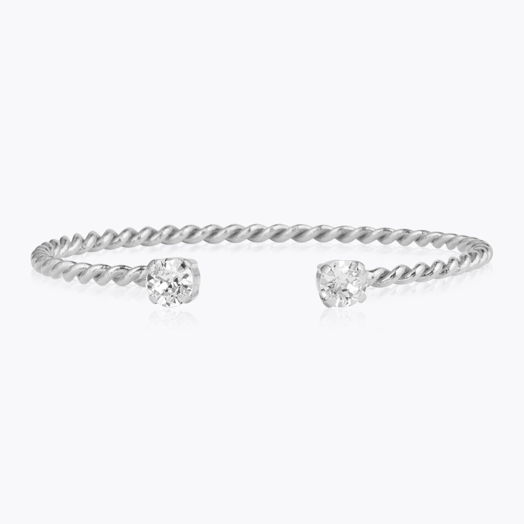 Mini Twisted Bracelet Crystal