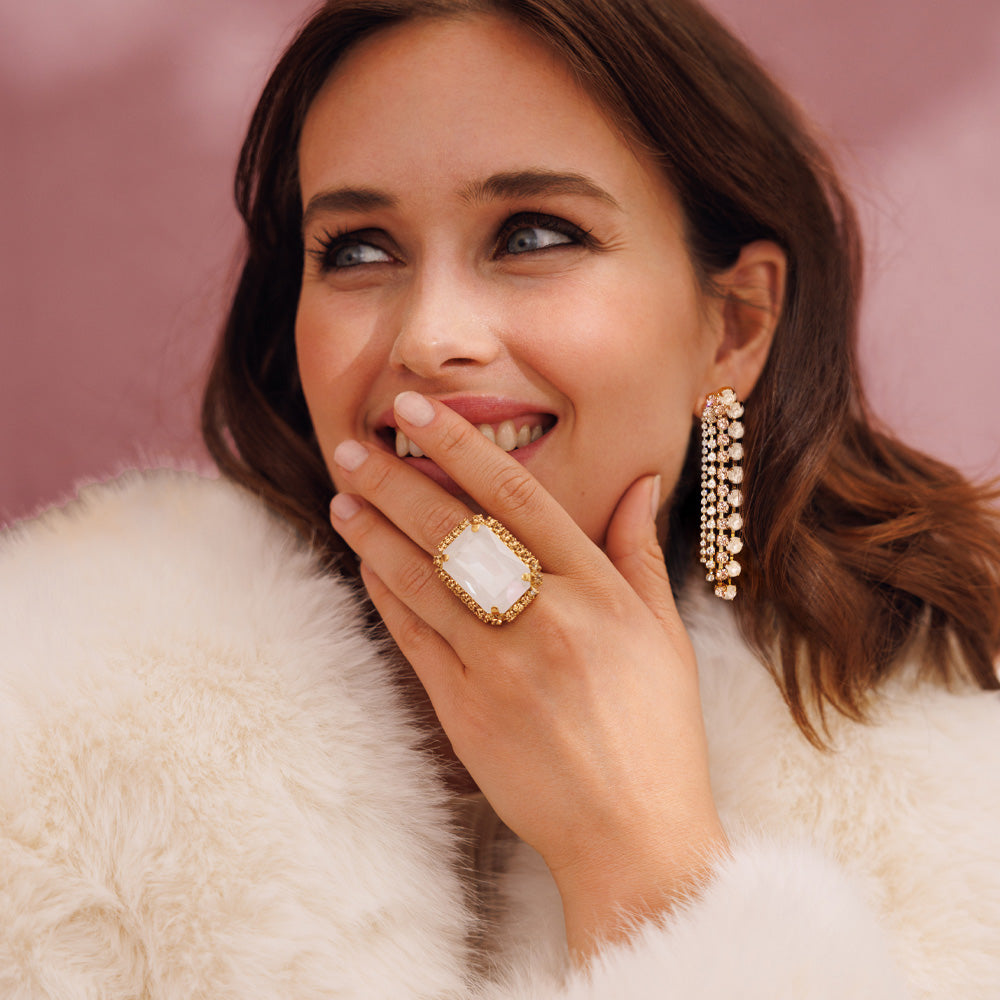 Alexa Ring Electric White Combo