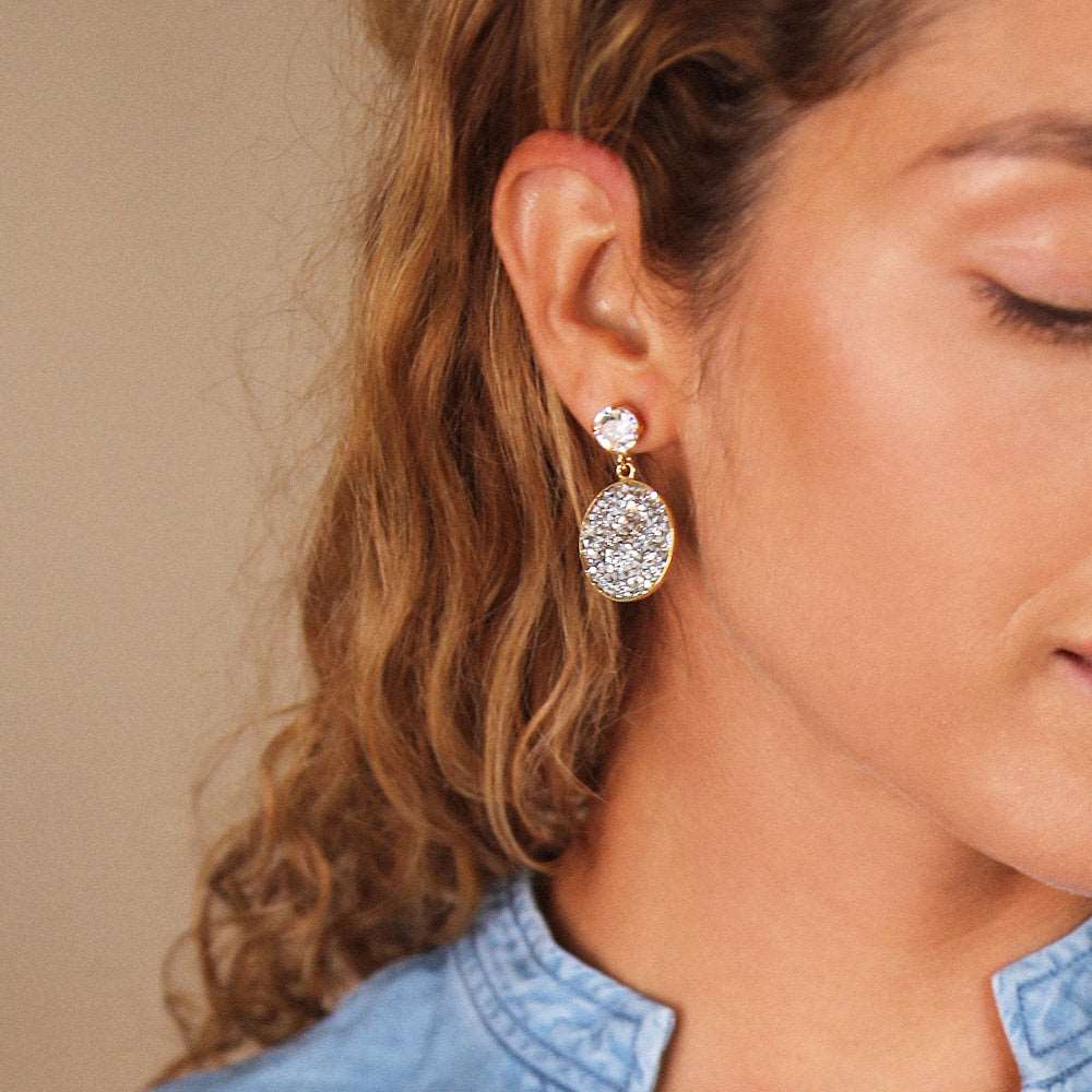 Chloe Earrings Crystal CAL