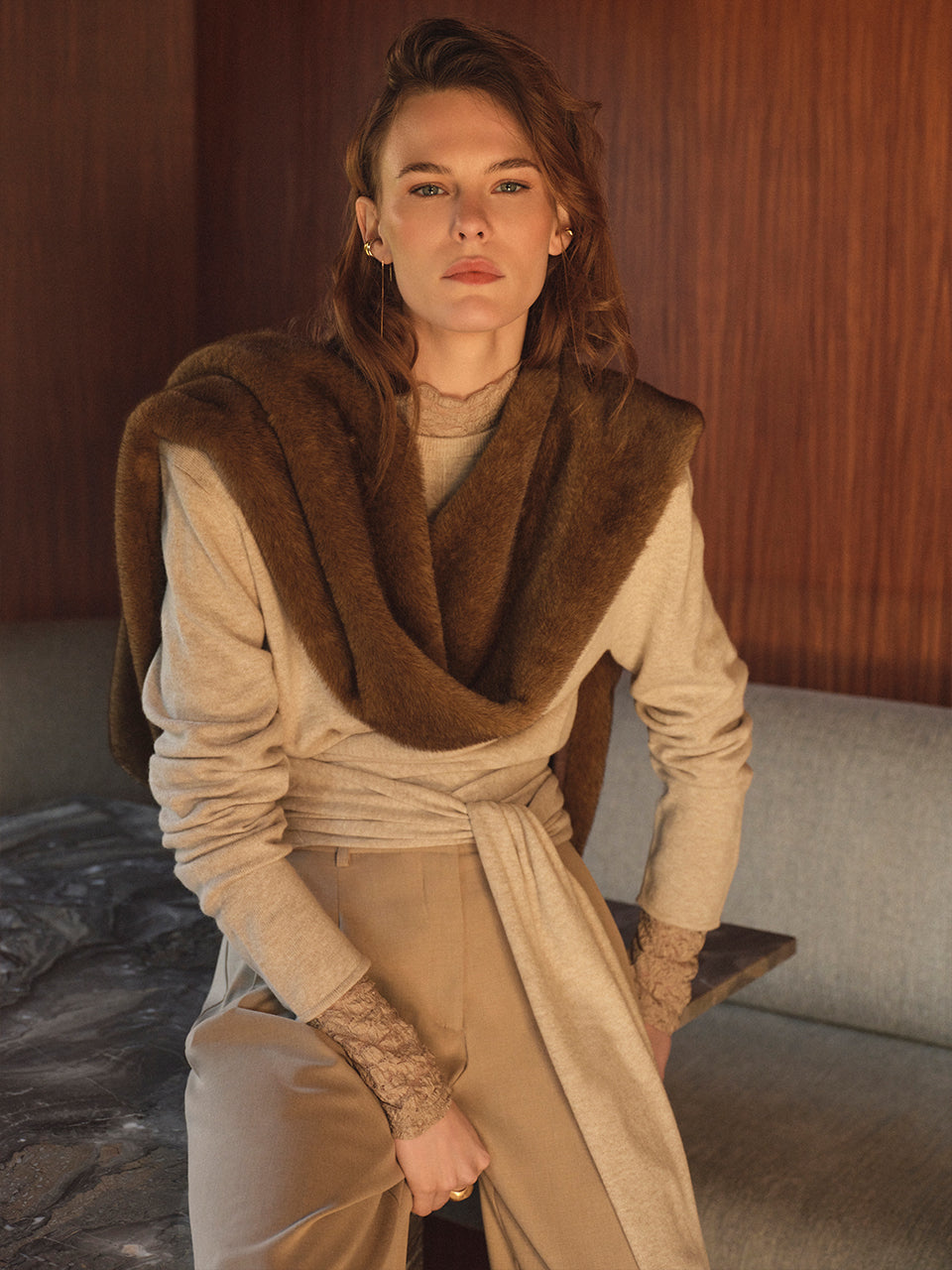 Irony Top Beige