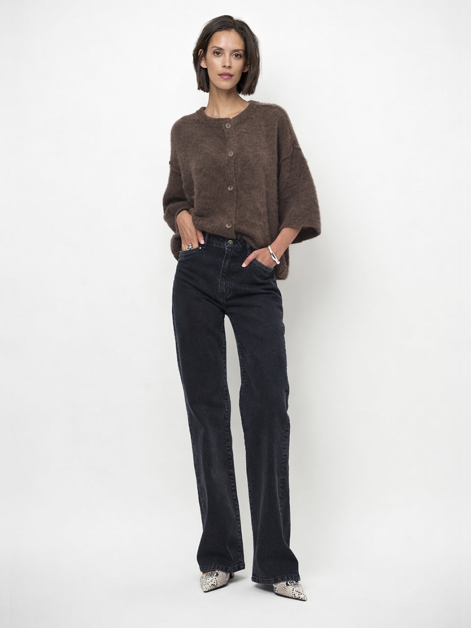 Hiara Cardigan Chocolate Brown