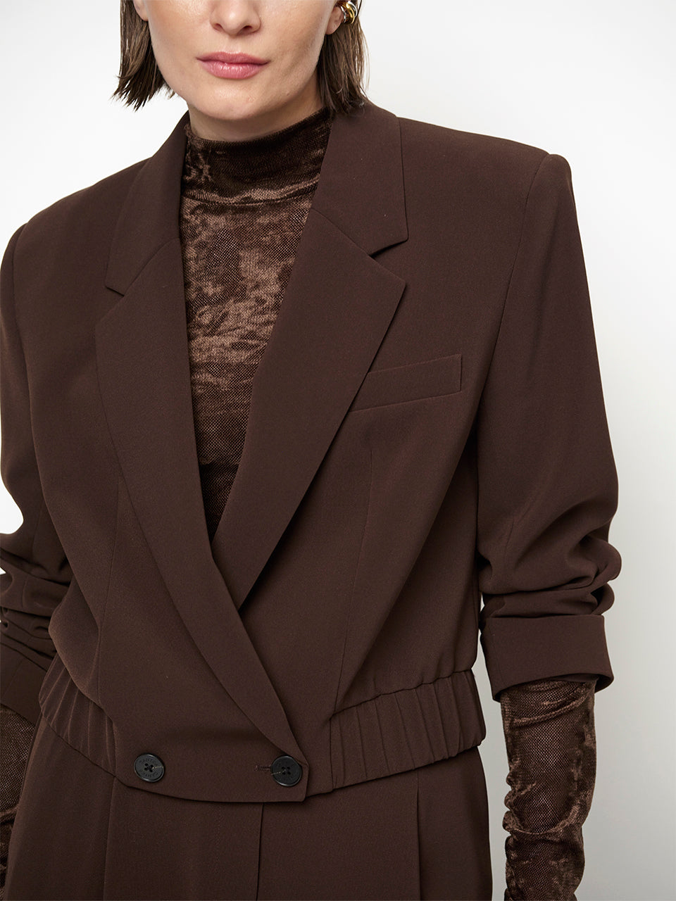 Olya Top Dark Brown