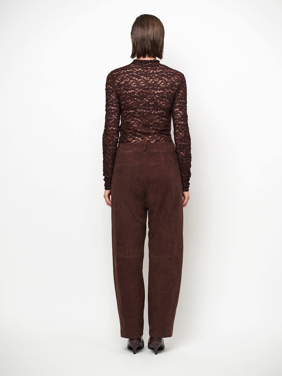 Irony Top Dark Brown