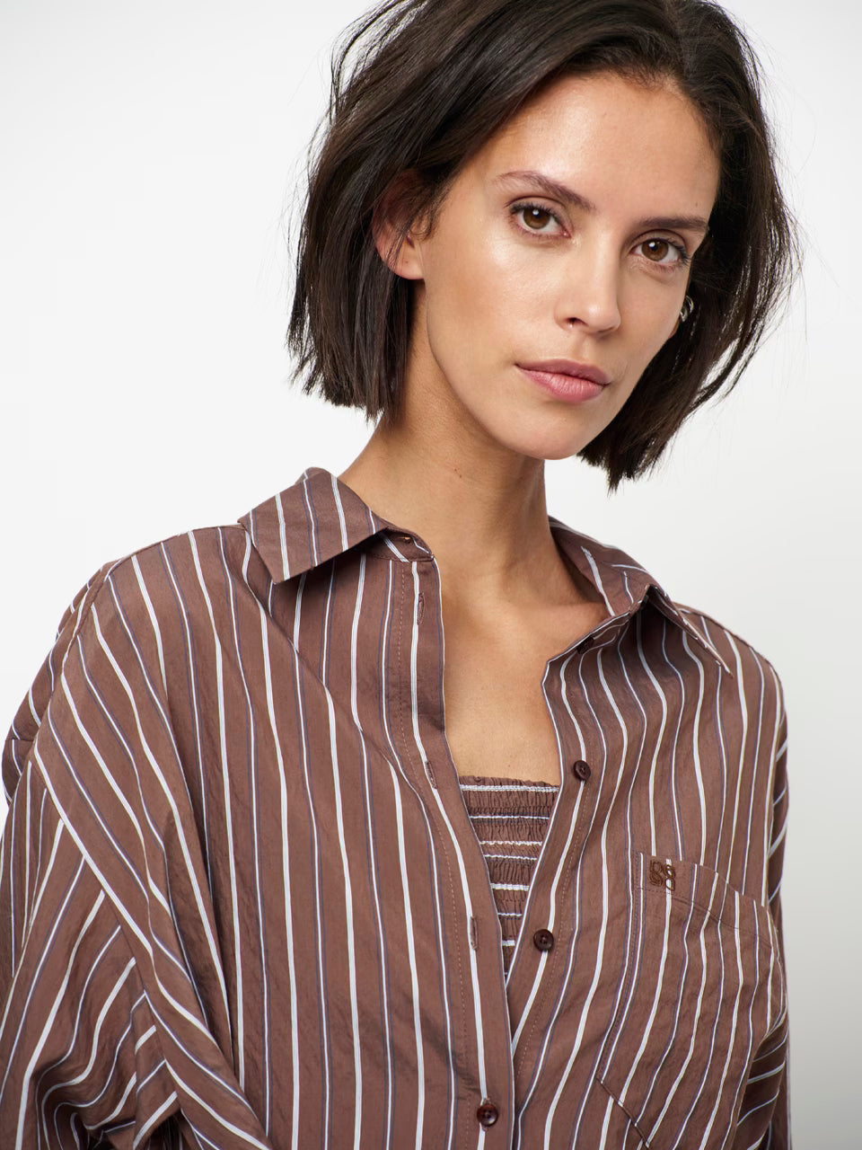 Lise Shirt Chocolate Brown