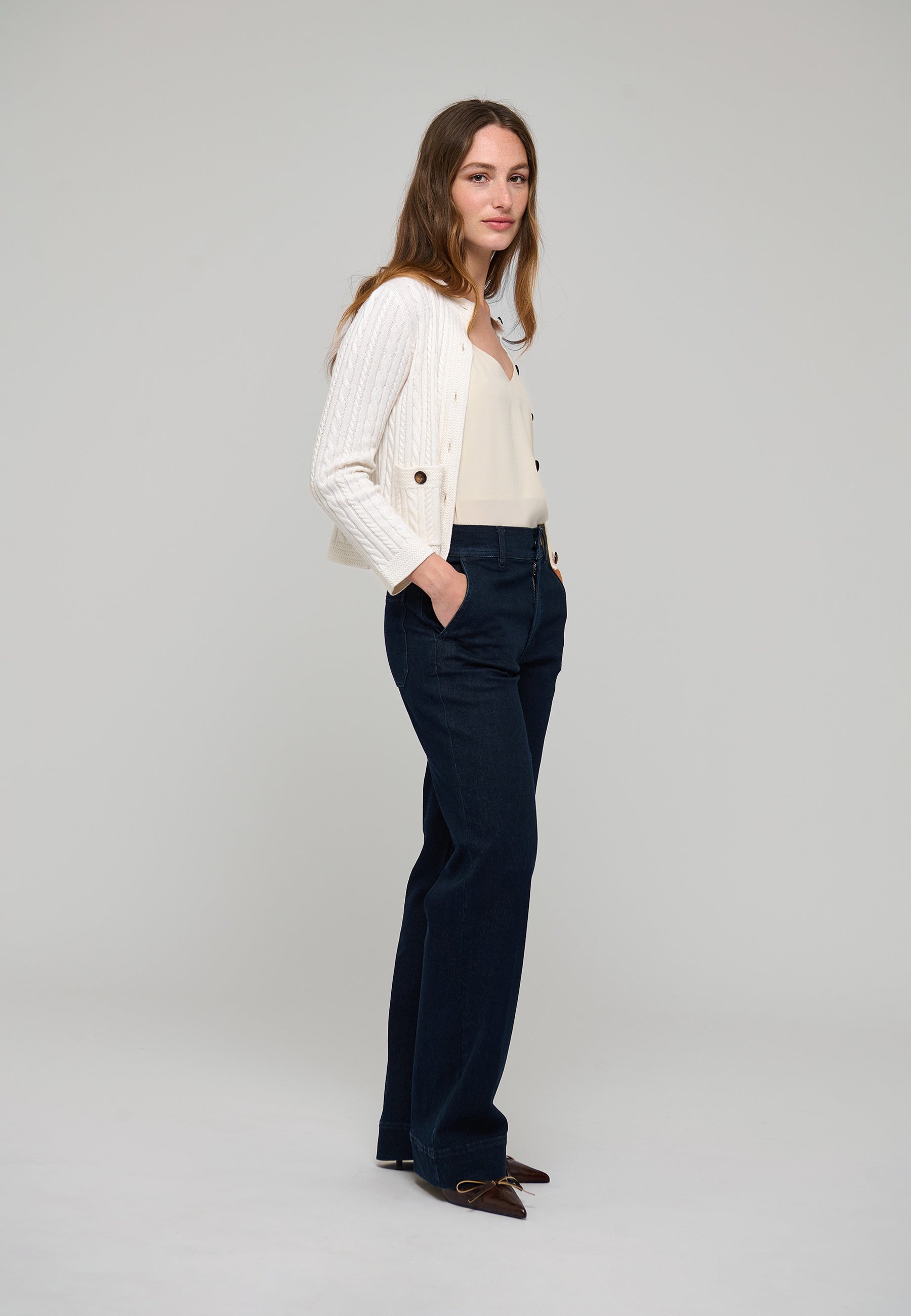 DitteDEA Cardigan Bianco