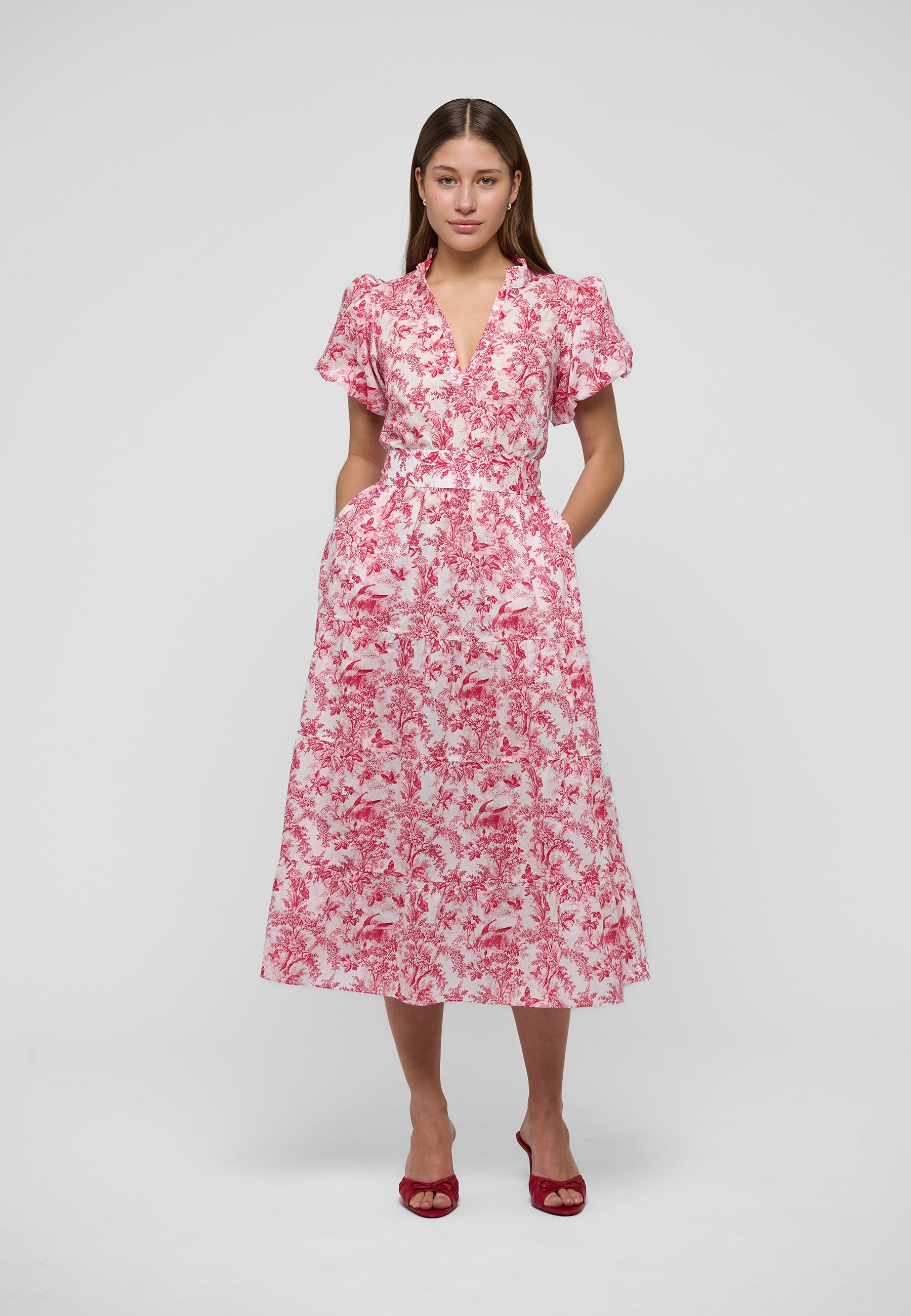 KatinkaDEA NS Dress Imperial Garden Red
