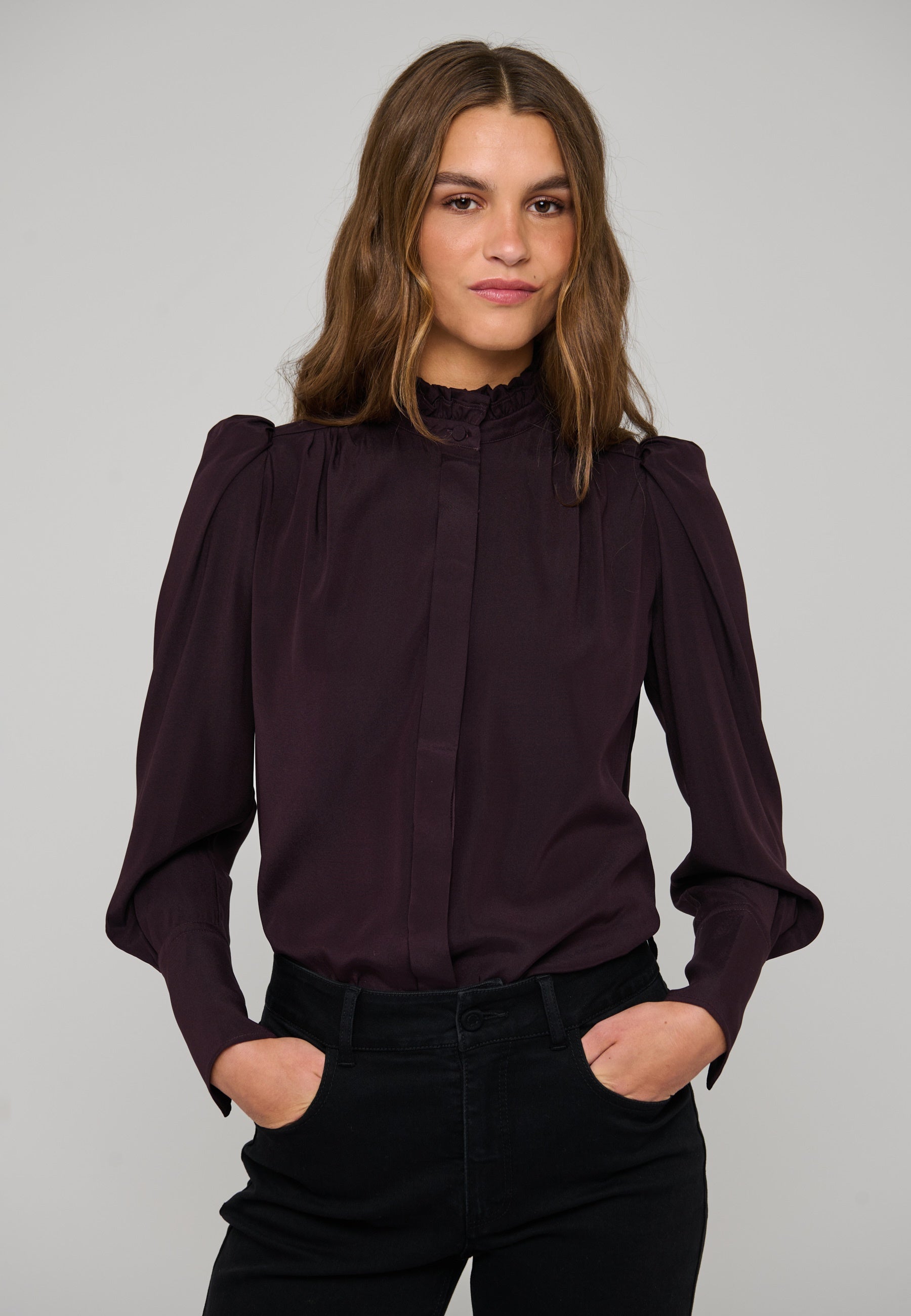 RobertaDEA Blouse Berry Wine