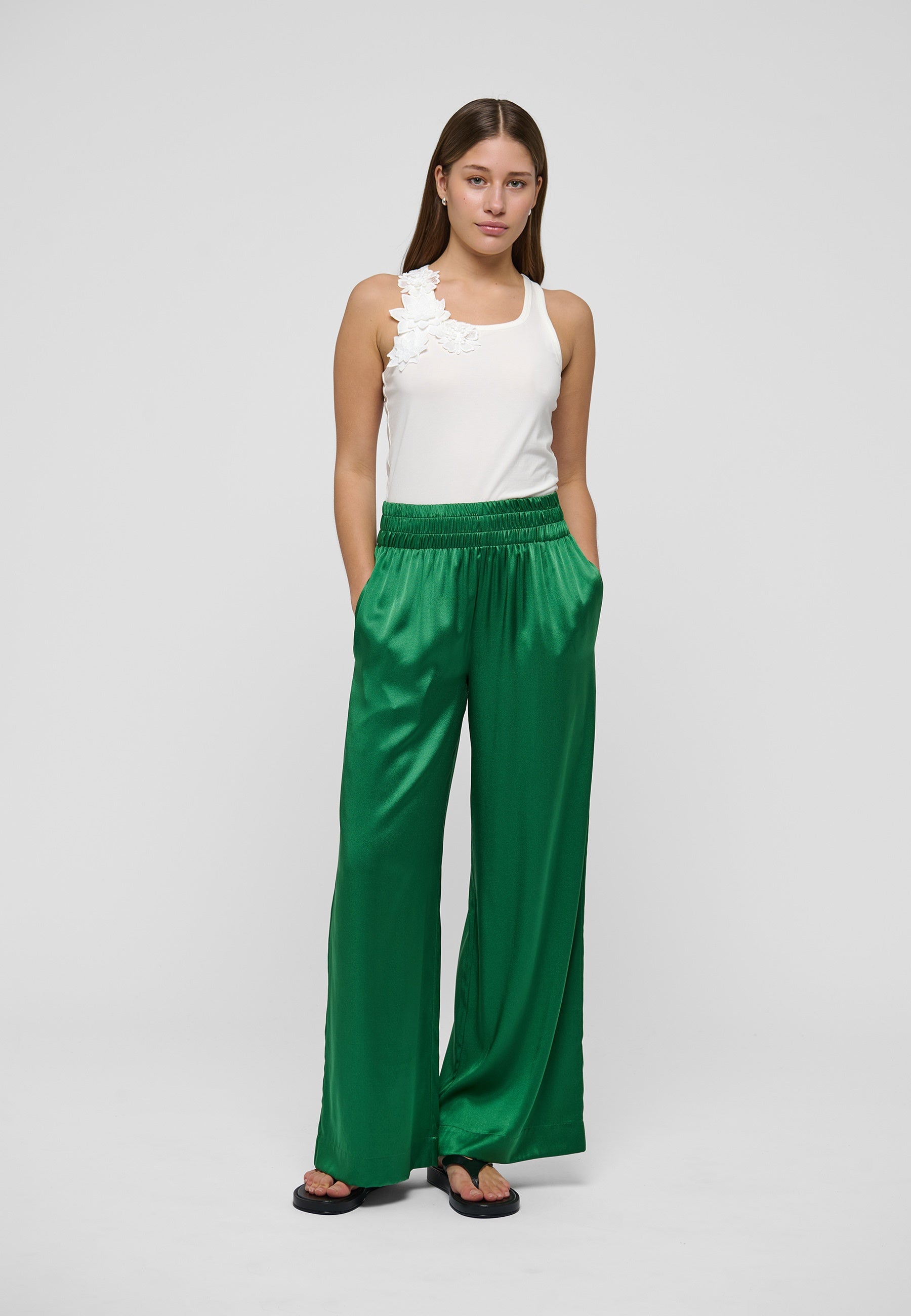 MargoDEA Pants Park Green