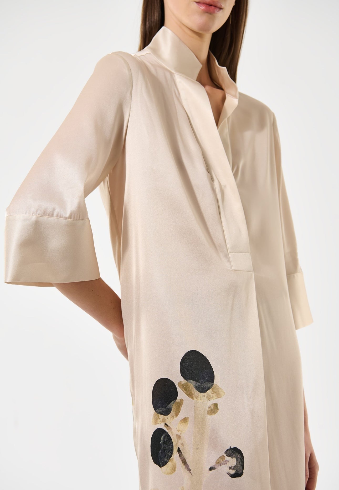 Helgadea Dress Lotus Leche