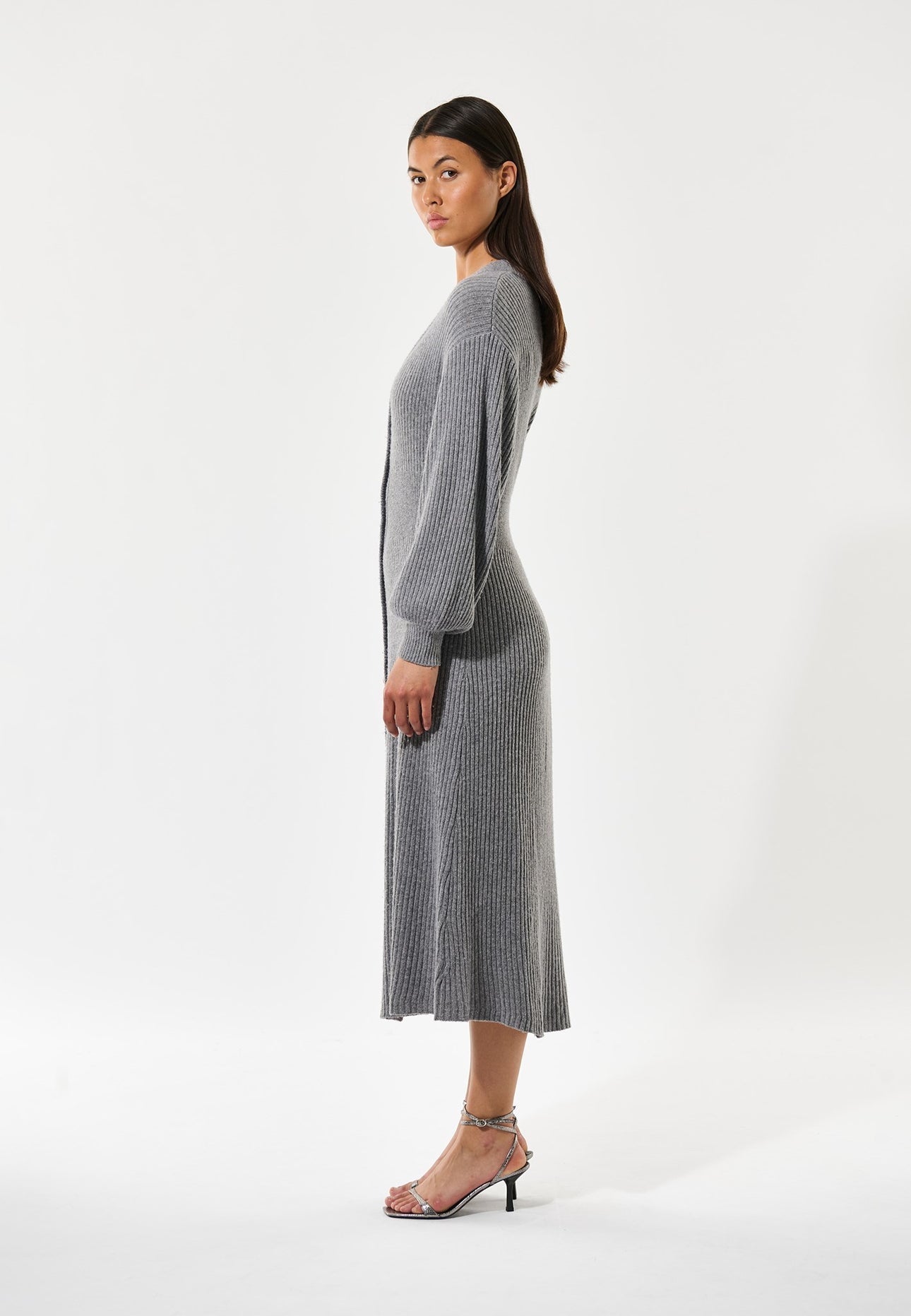 Leonora Grey Dress