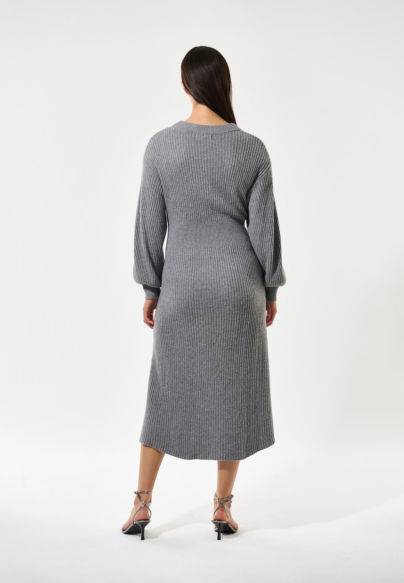 Leonora Grey Dress