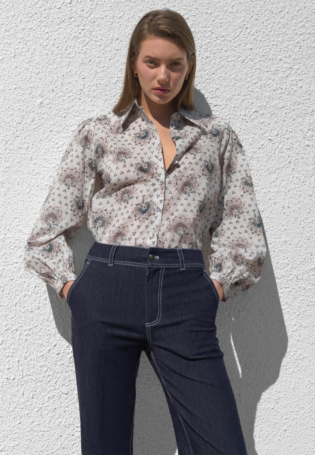 SiomaDEA Shirt Ikebana Cream