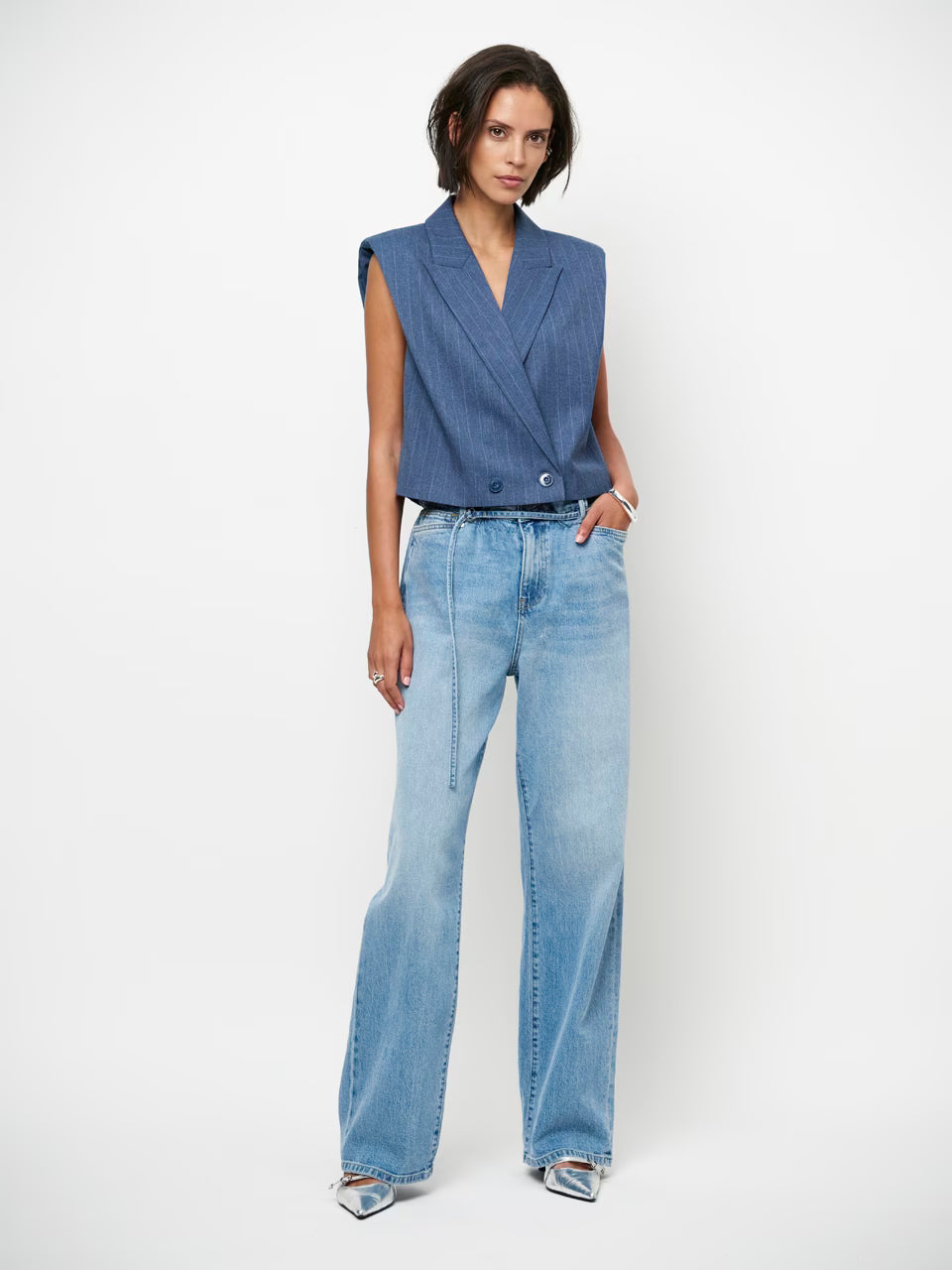 Jarod Gilet Steel Blue