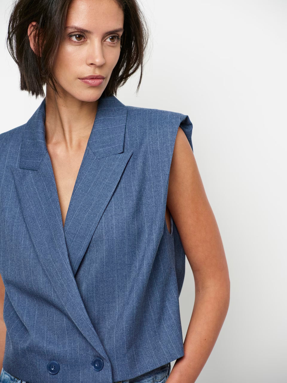 Jarod Gilet Steel Blue