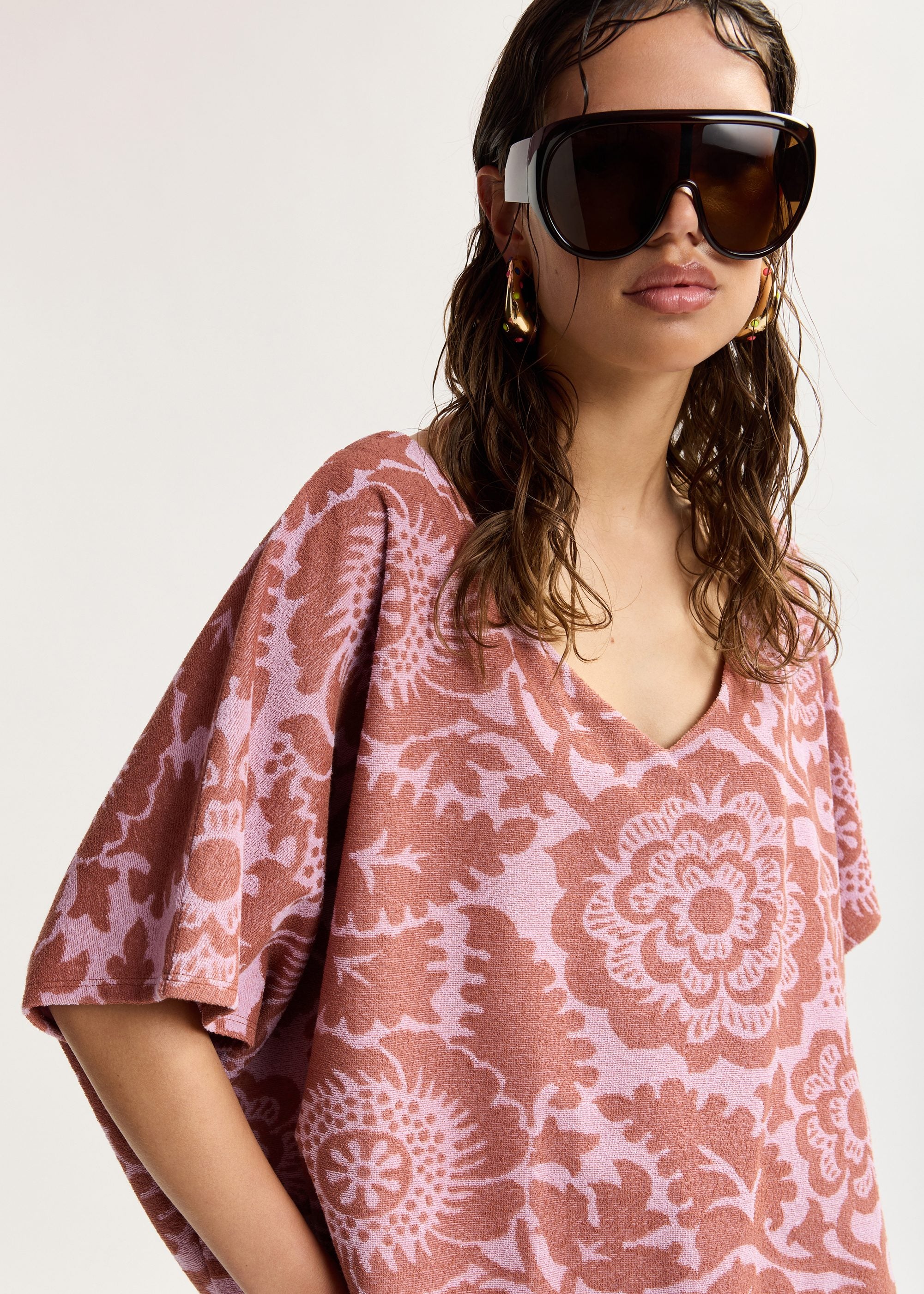 Jorlando Top Pink Brown