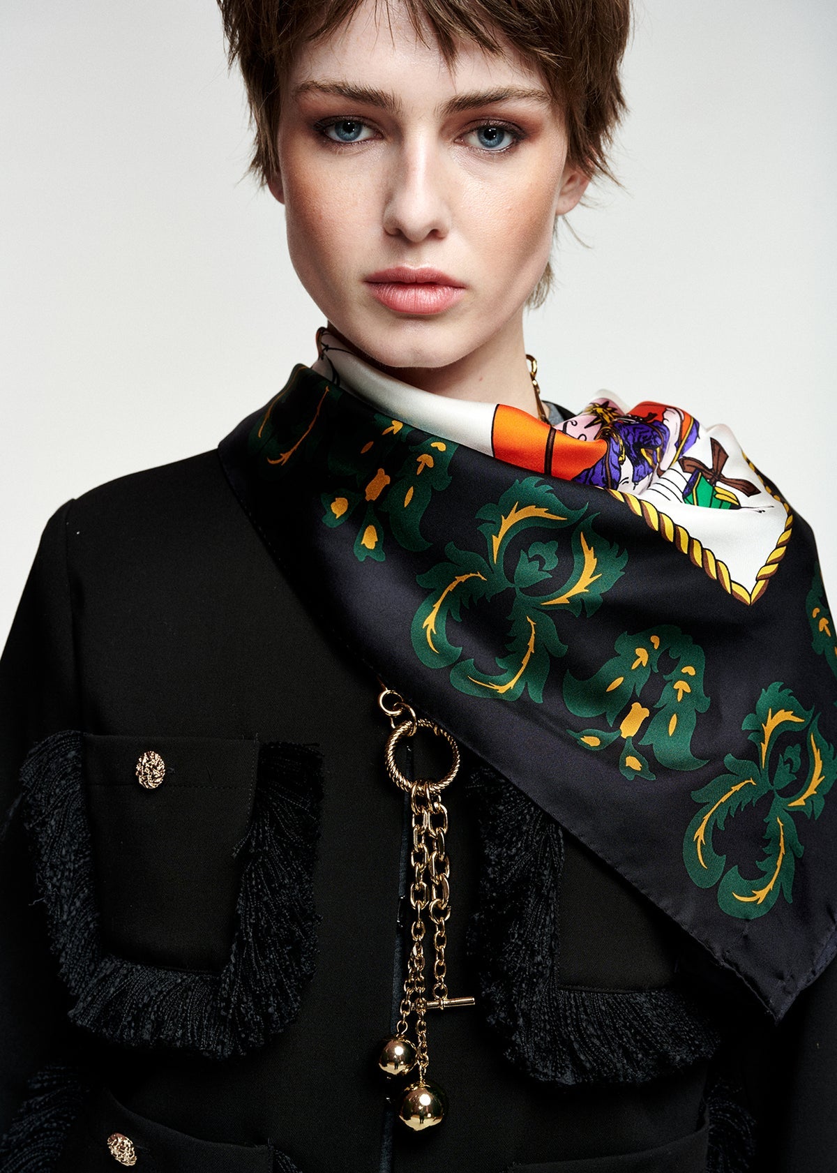 Kontact Scarf Black