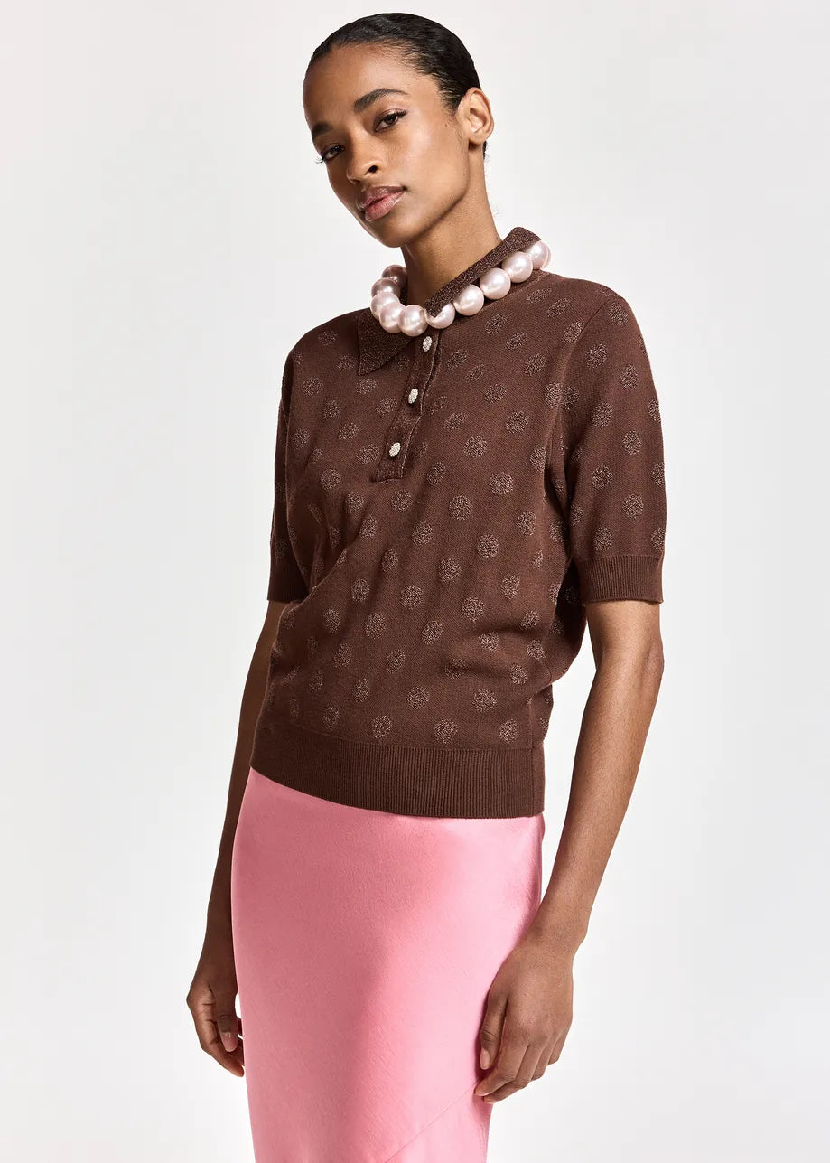 Krab Polo Brown