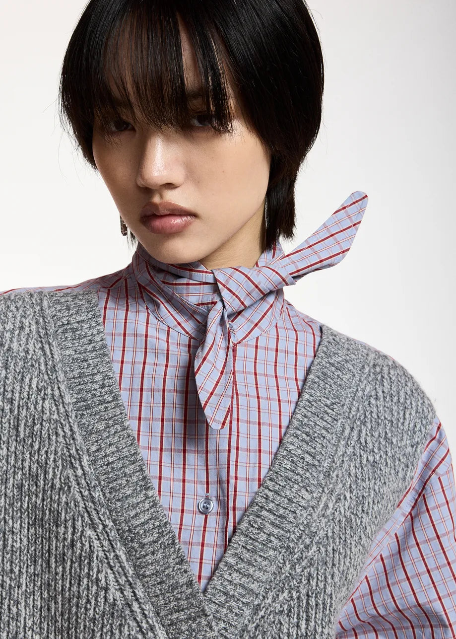 Kute Vest Shirt Grey