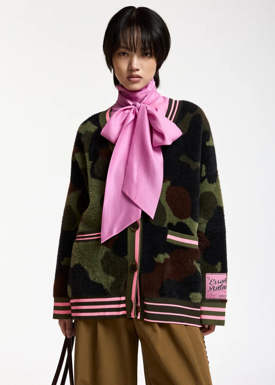 Kamoo Cardigan Khaki Brown