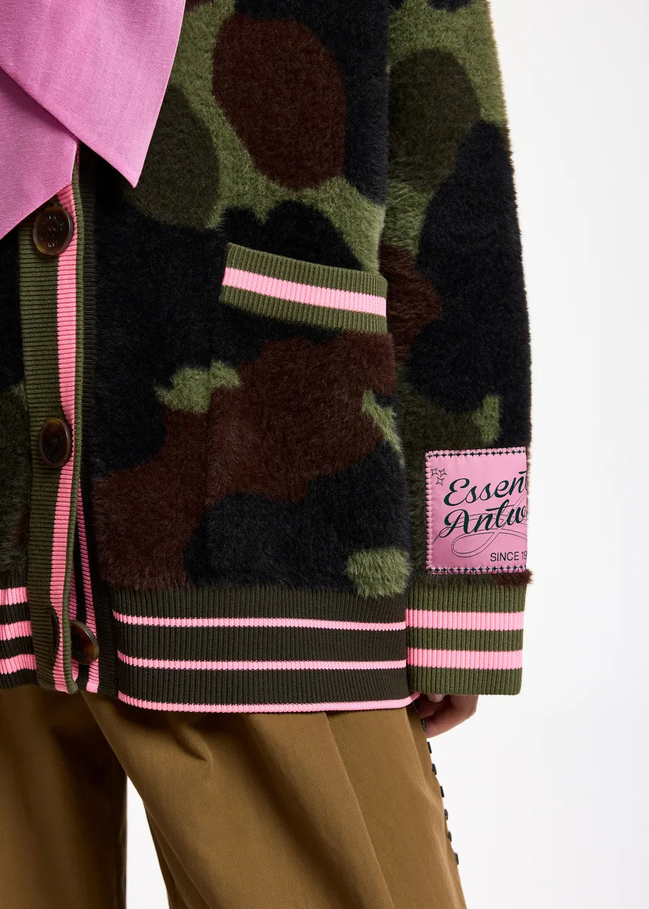 Kamoo Cardigan Khaki Brown