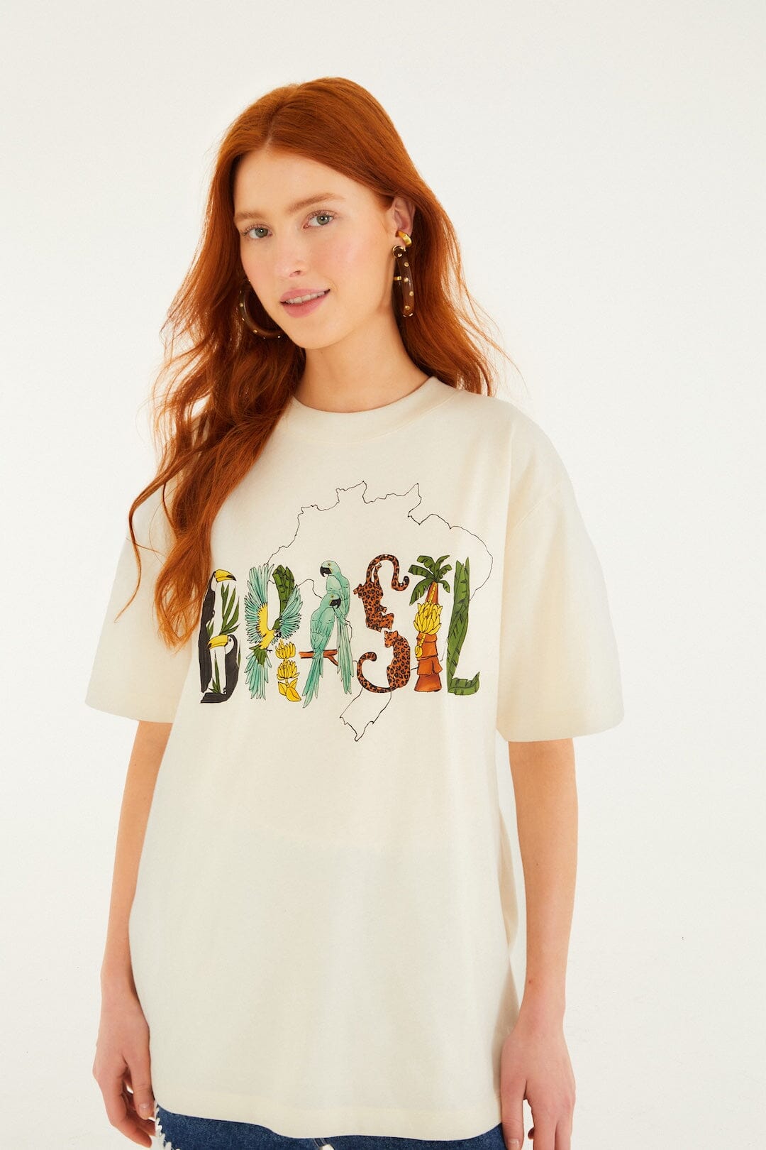 Brasil T-Shirt Off white