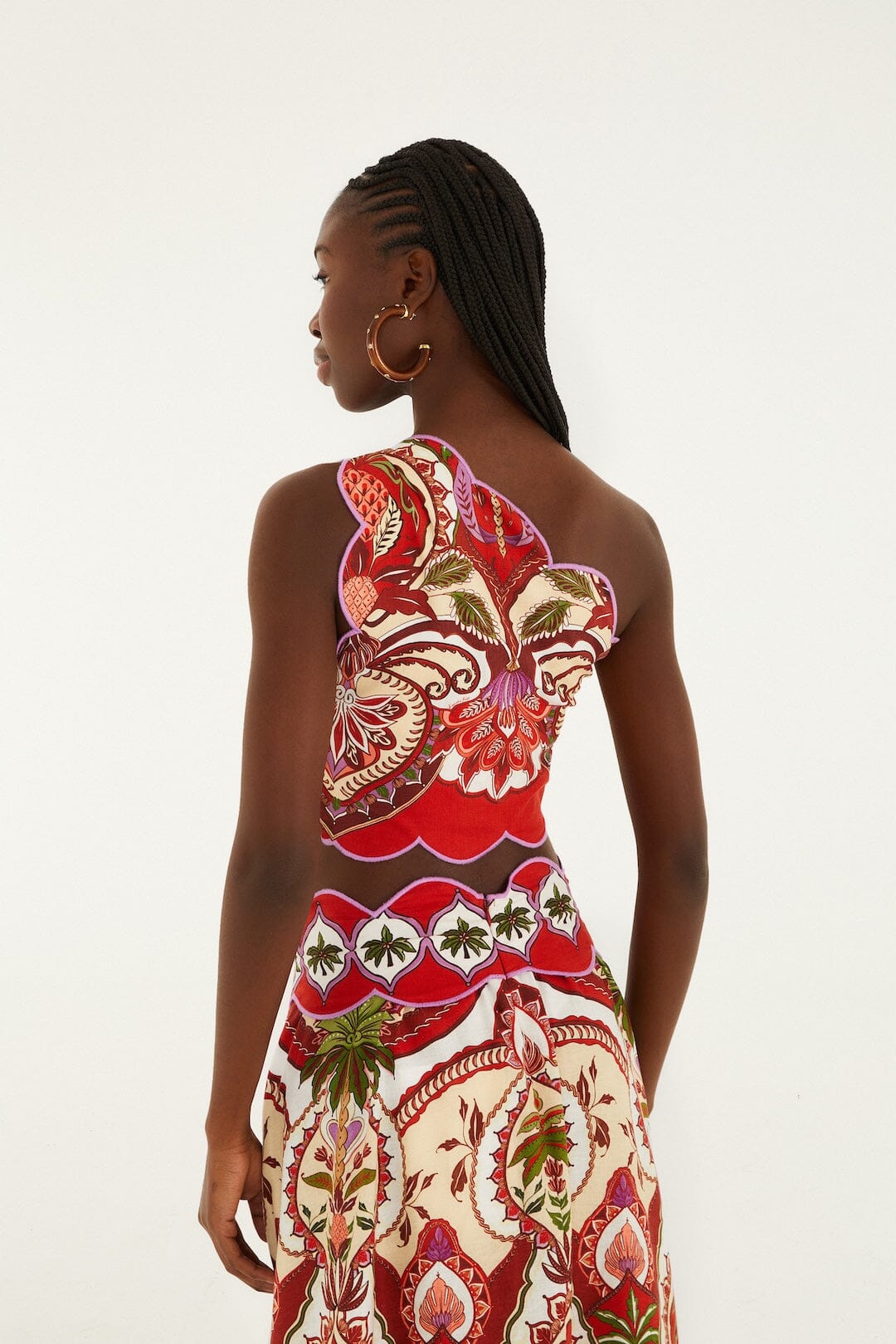 Odara Scallops Top Red