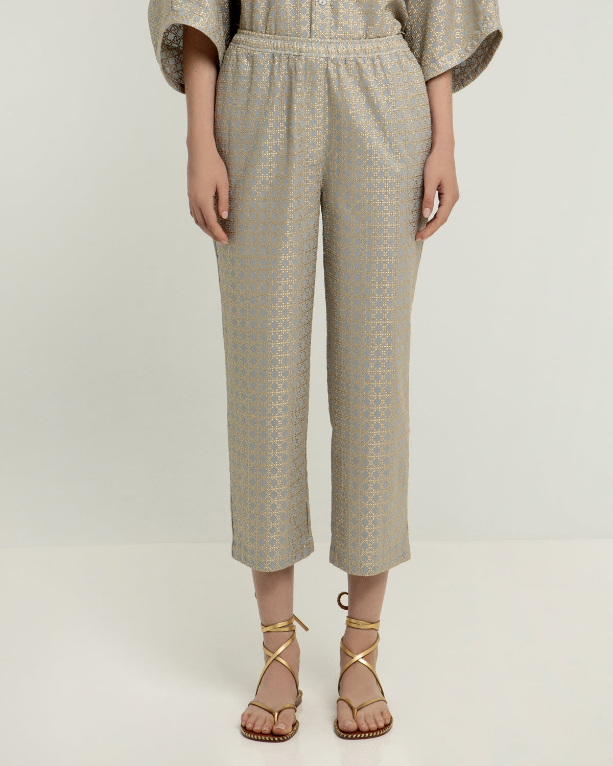 Cross Pants Stone Gold