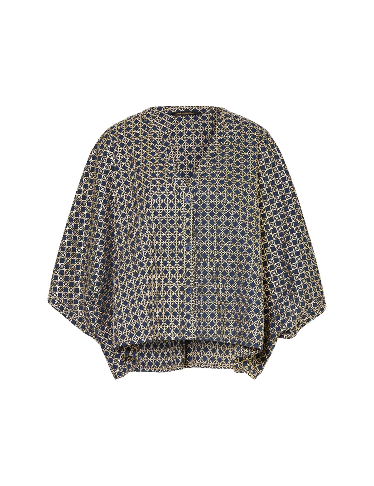 Cross Tunic Navy Gold