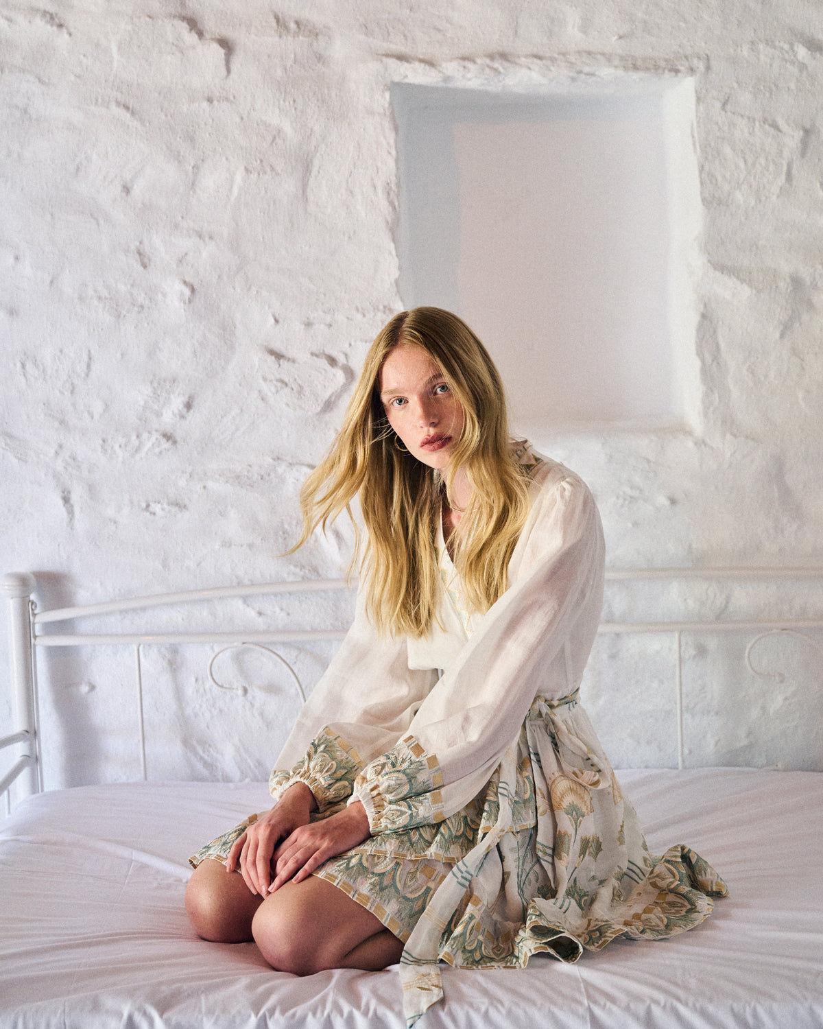 Papyrus Dress White Multicolor
