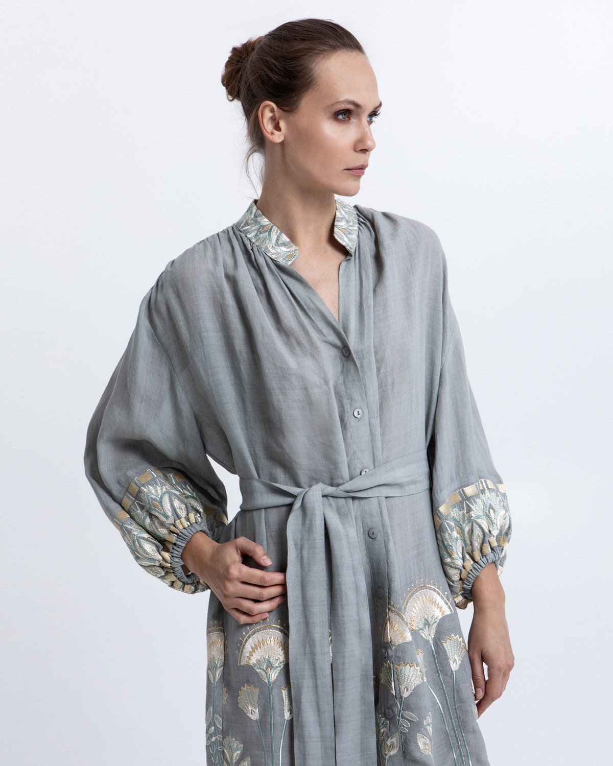 Papyrus Dress Stone Multicolor
