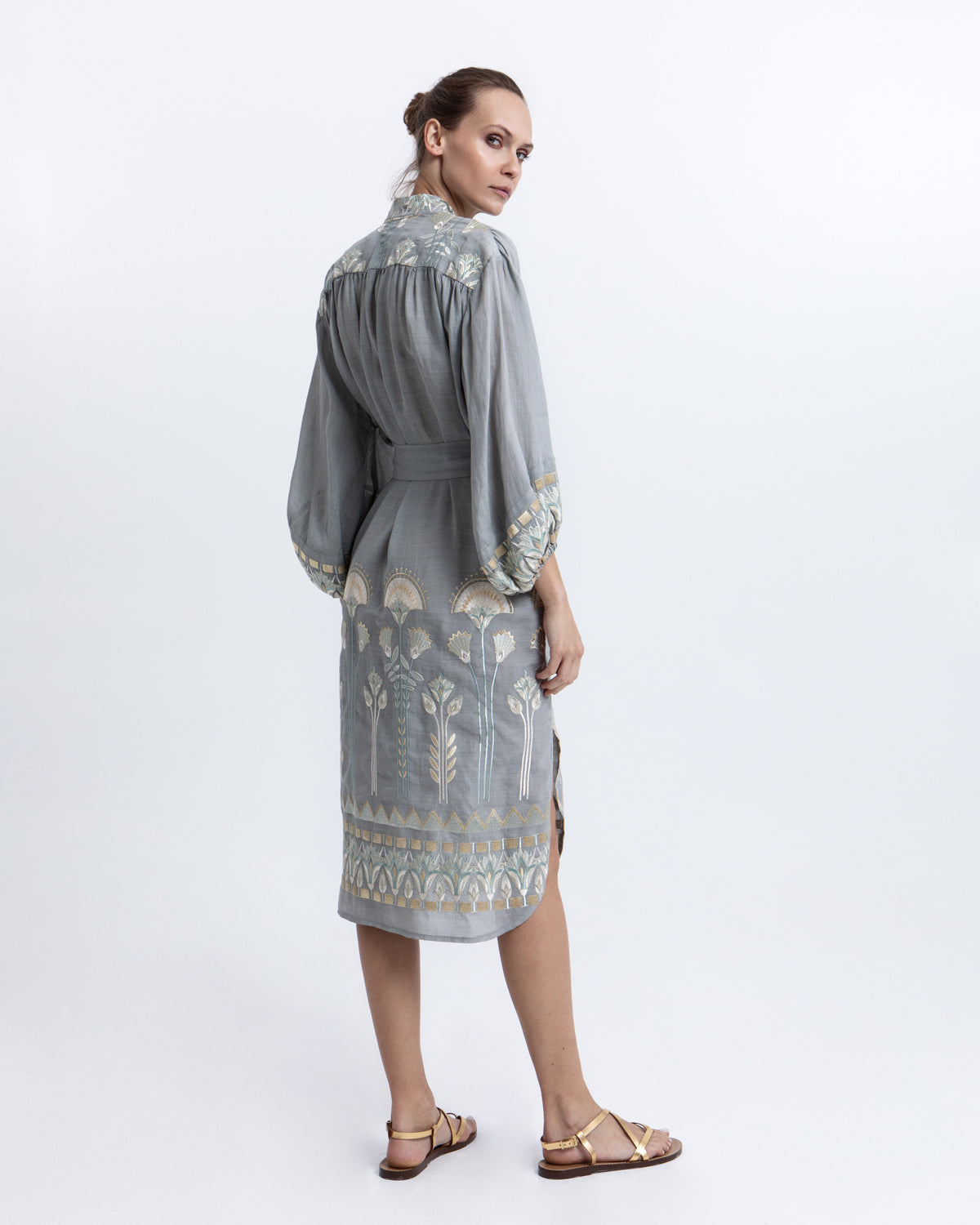 Papyrus Dress Stone Multicolor