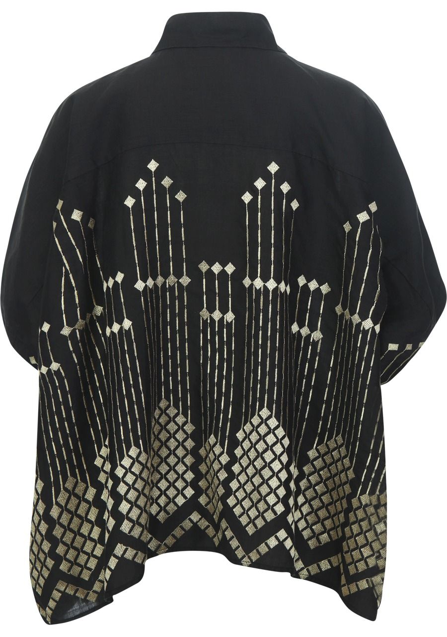 Grape Shirt Black Gold