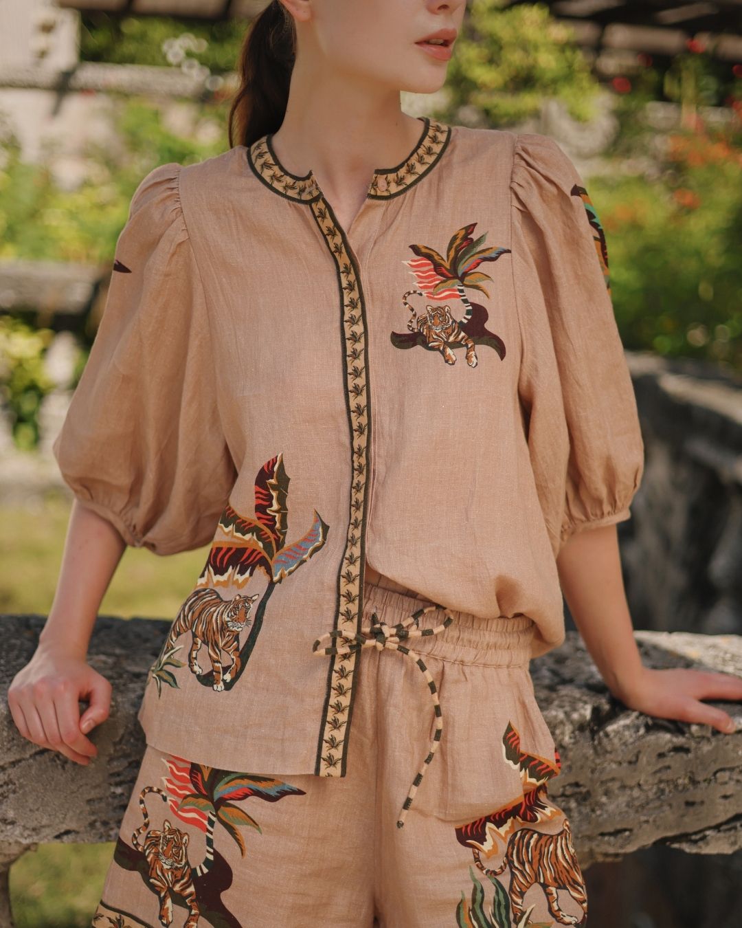 Bali Tiger Shirt Rose