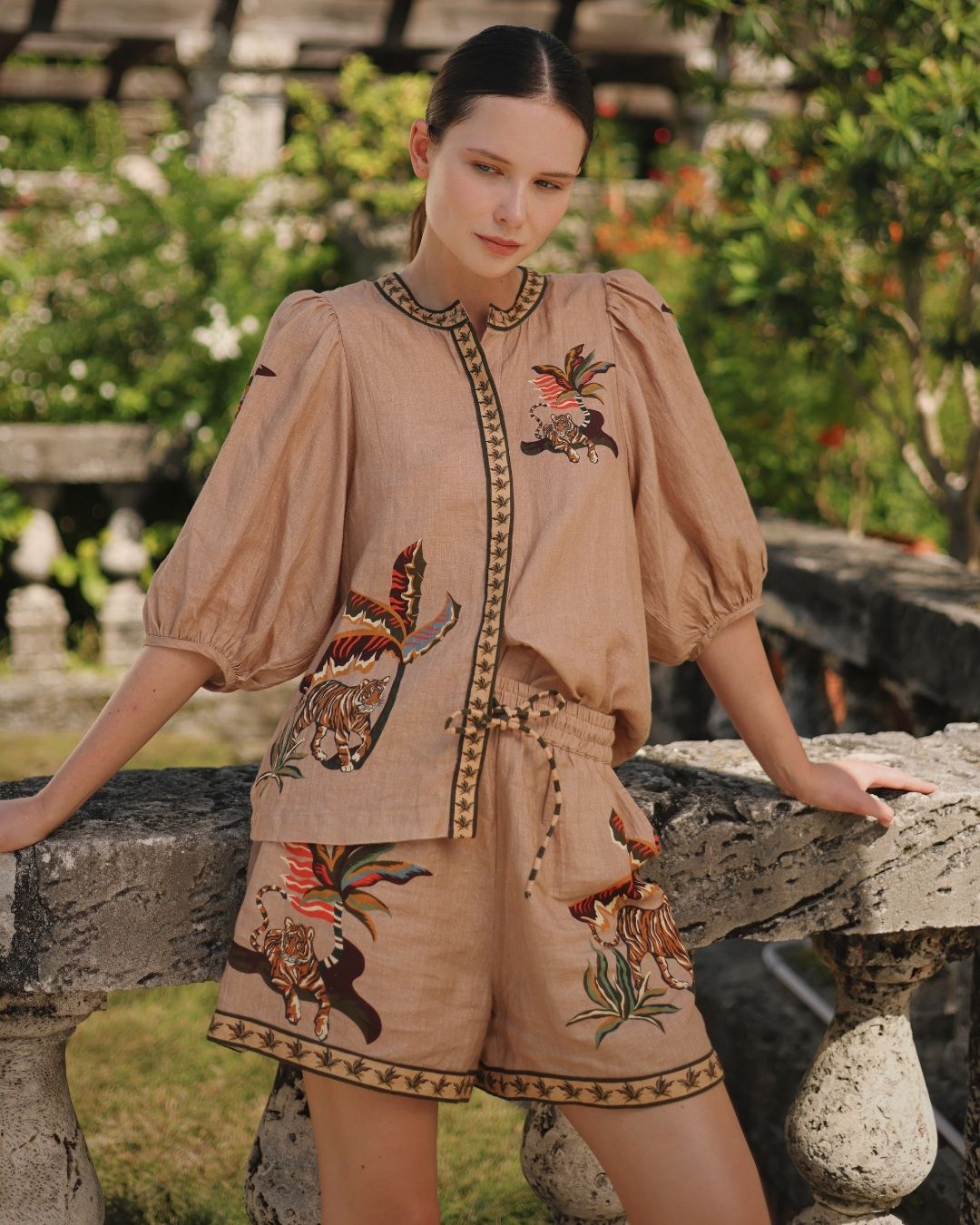 Bali Tiger Shirt Rose