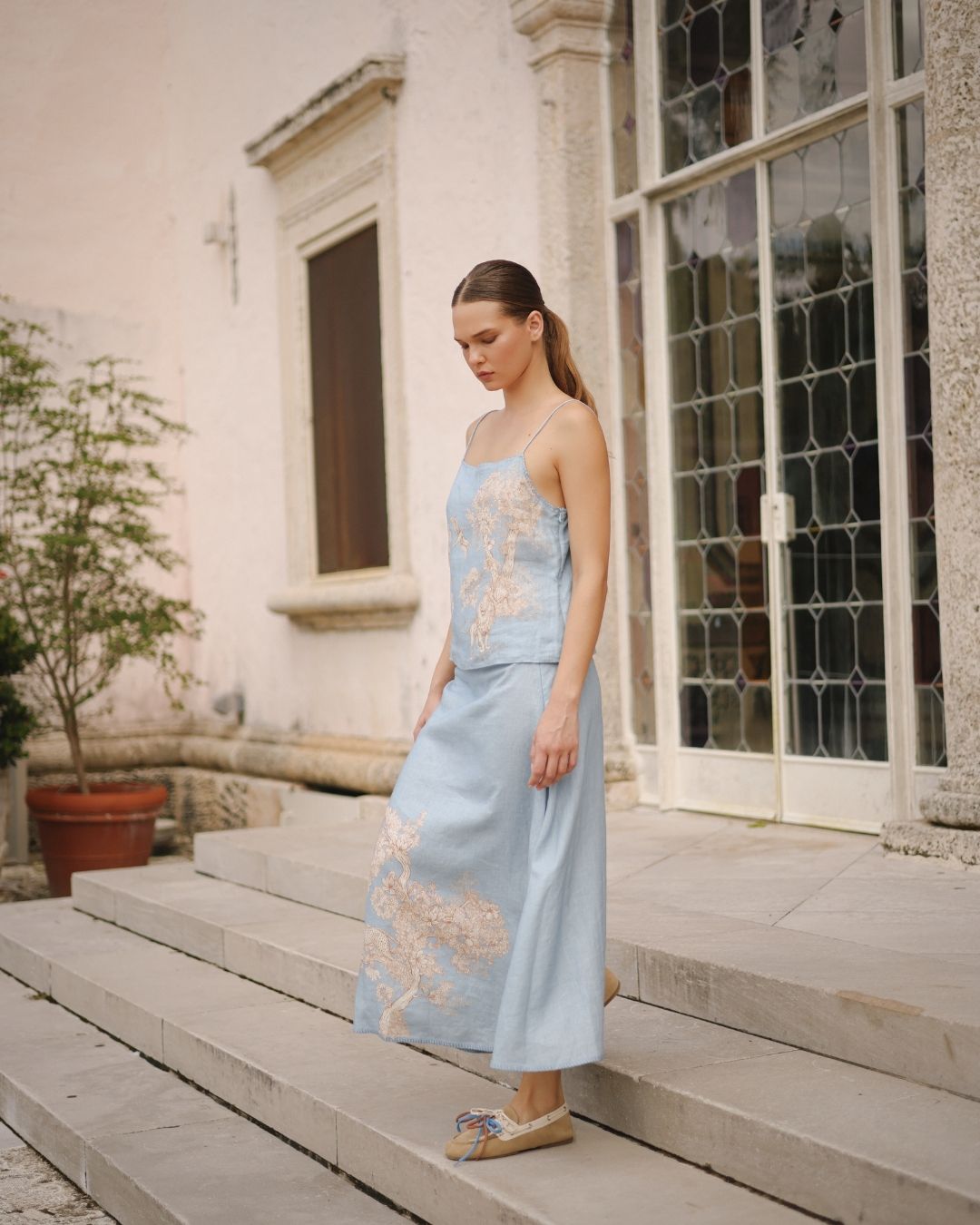 Africa Top Light Blue