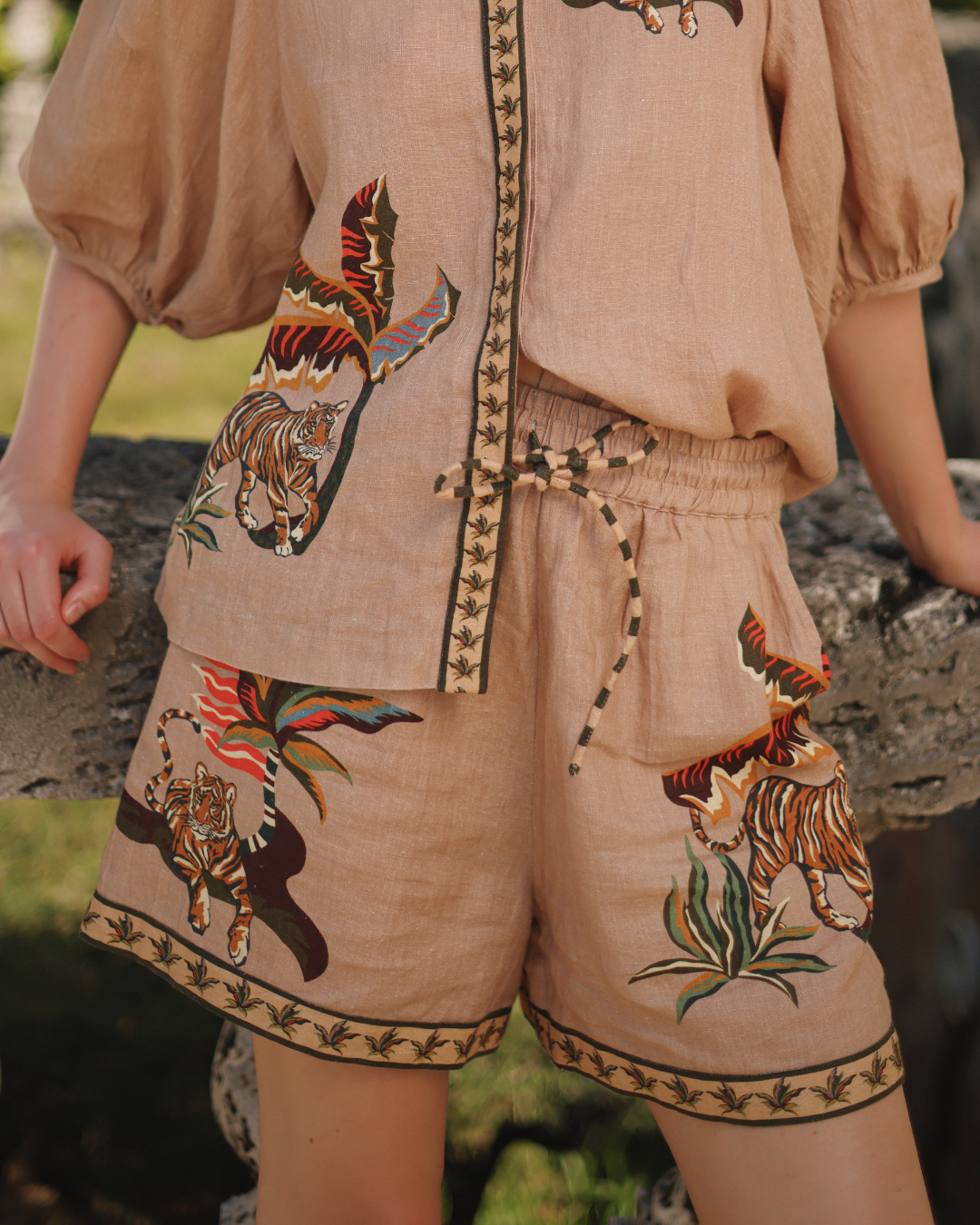 Bali Tiger Shorts Rose