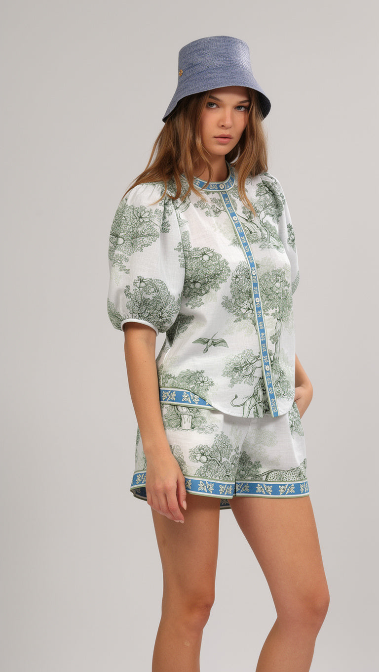 Africa Shorts Green