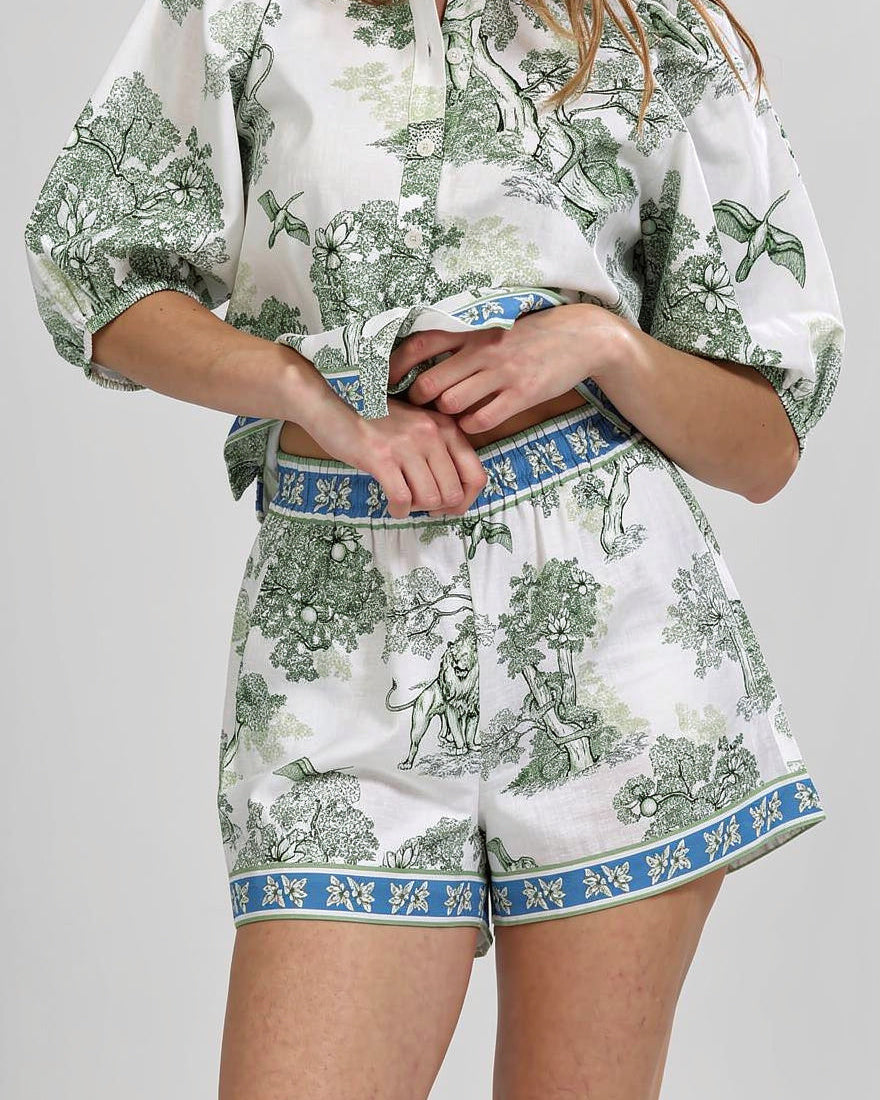 Africa Shorts Green