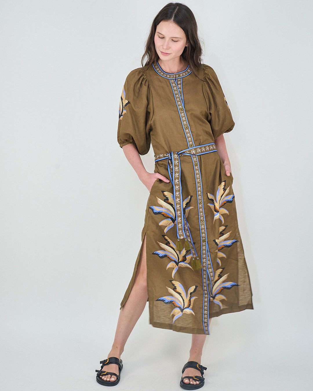 Bali Tiger Tunic Green